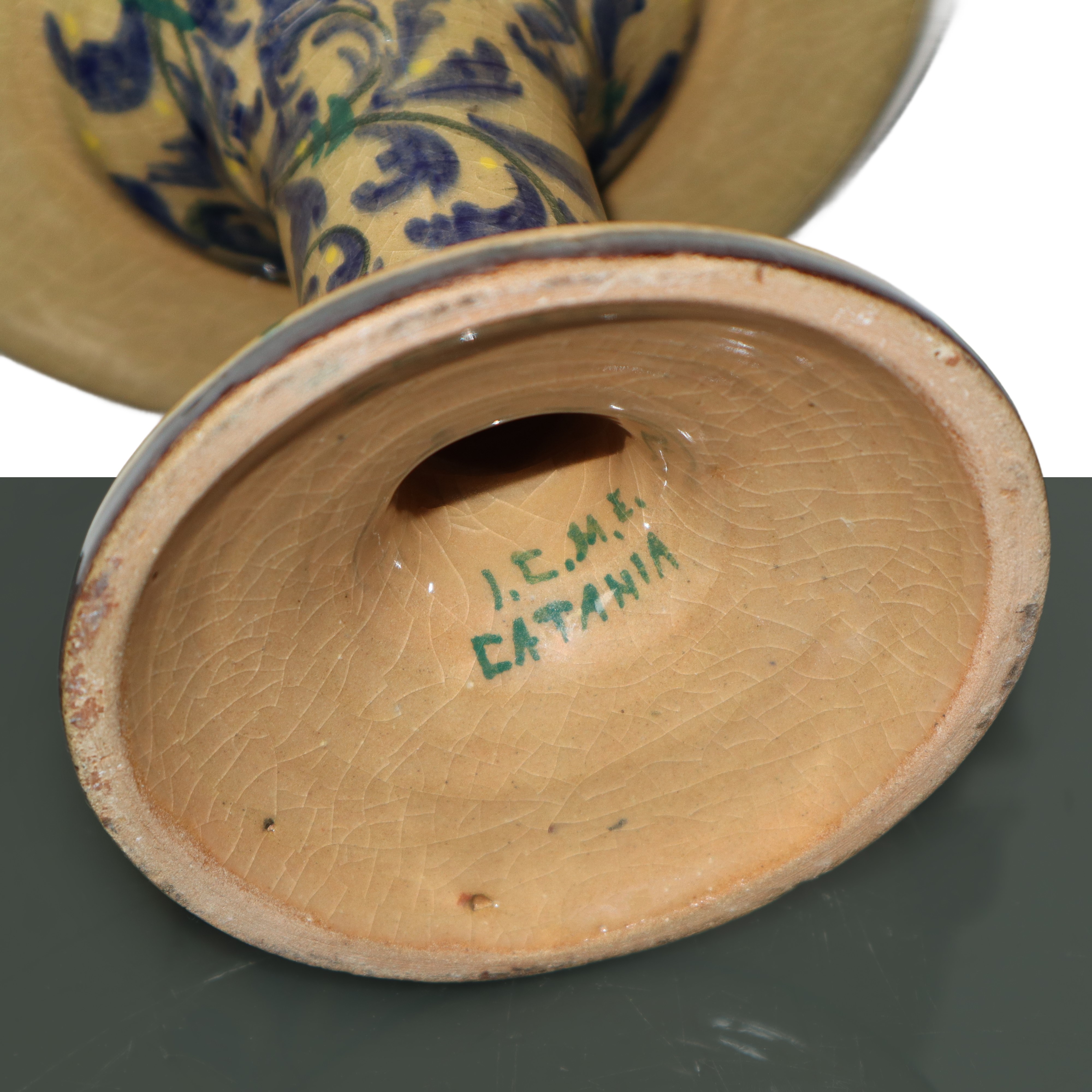 I.C.M.e. Catania Ceramiche - Alzatina in ceramica