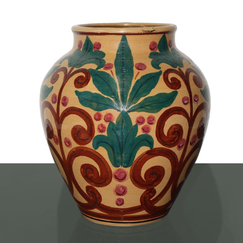 I.C.M.e. Catania Ceramiche - Vaso in ceramica h 19,5 cm