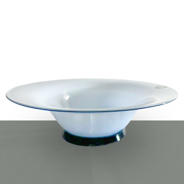 Venini - Murano glass cup with applied foot