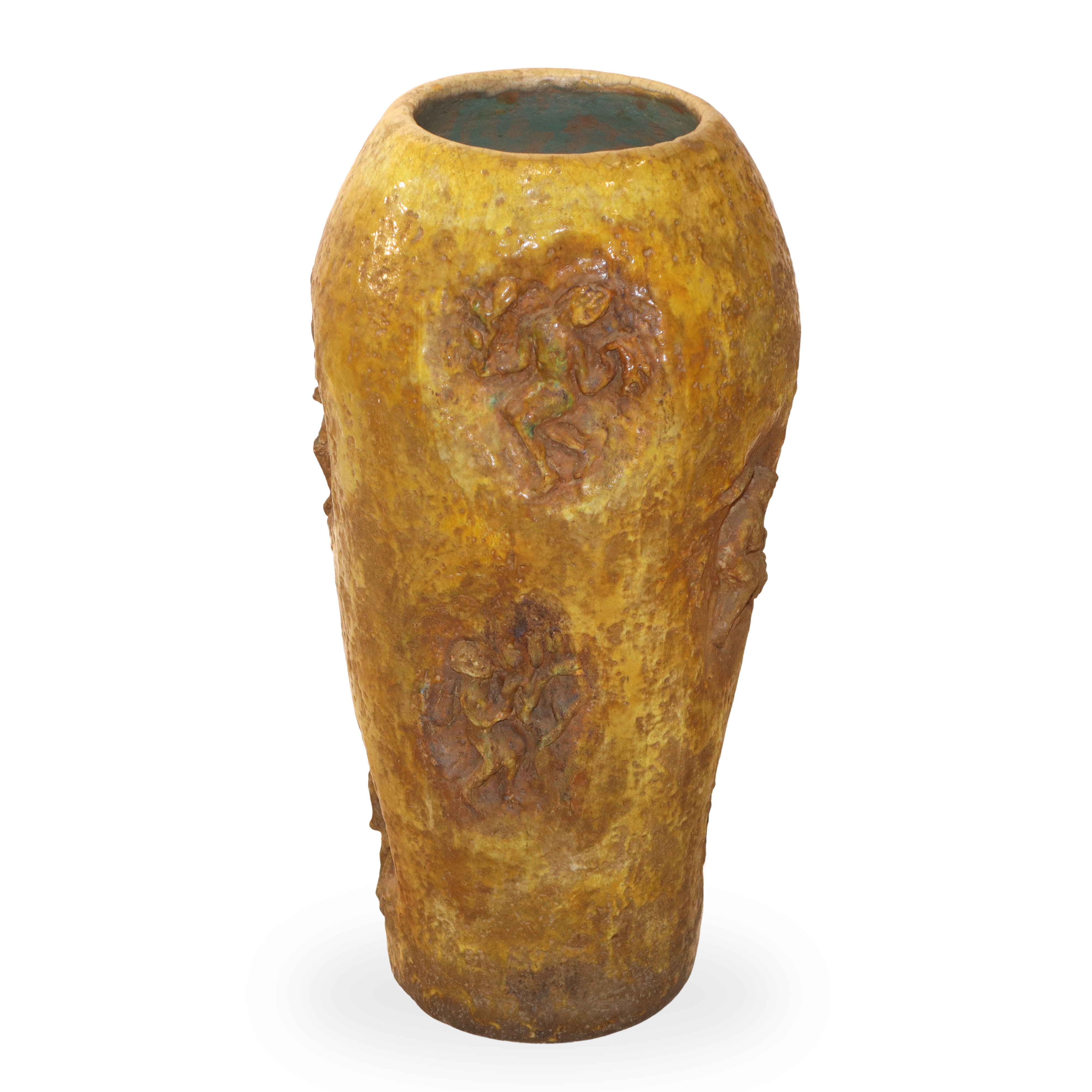Vaso in maiolica, grande formato