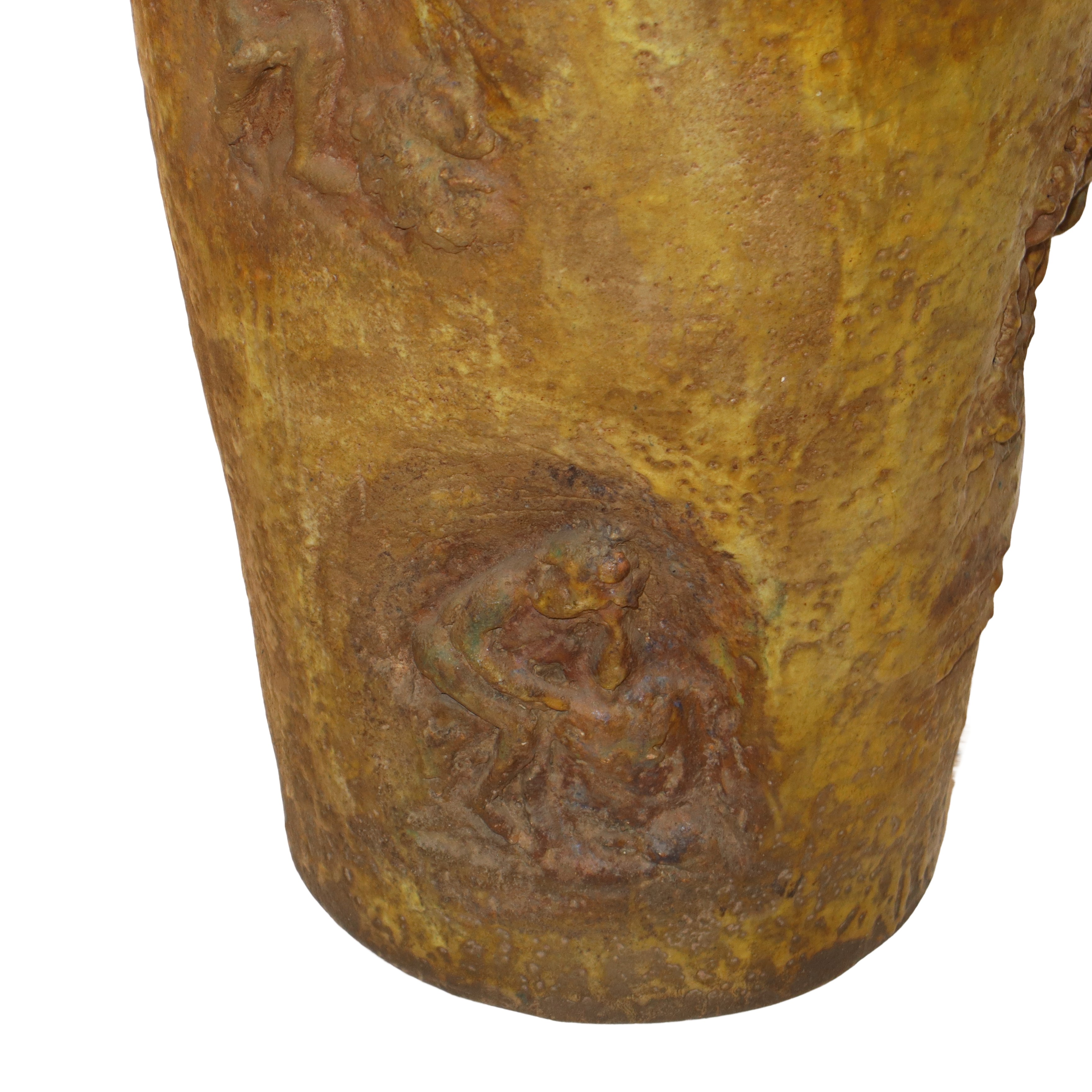 Vaso in maiolica, grande formato