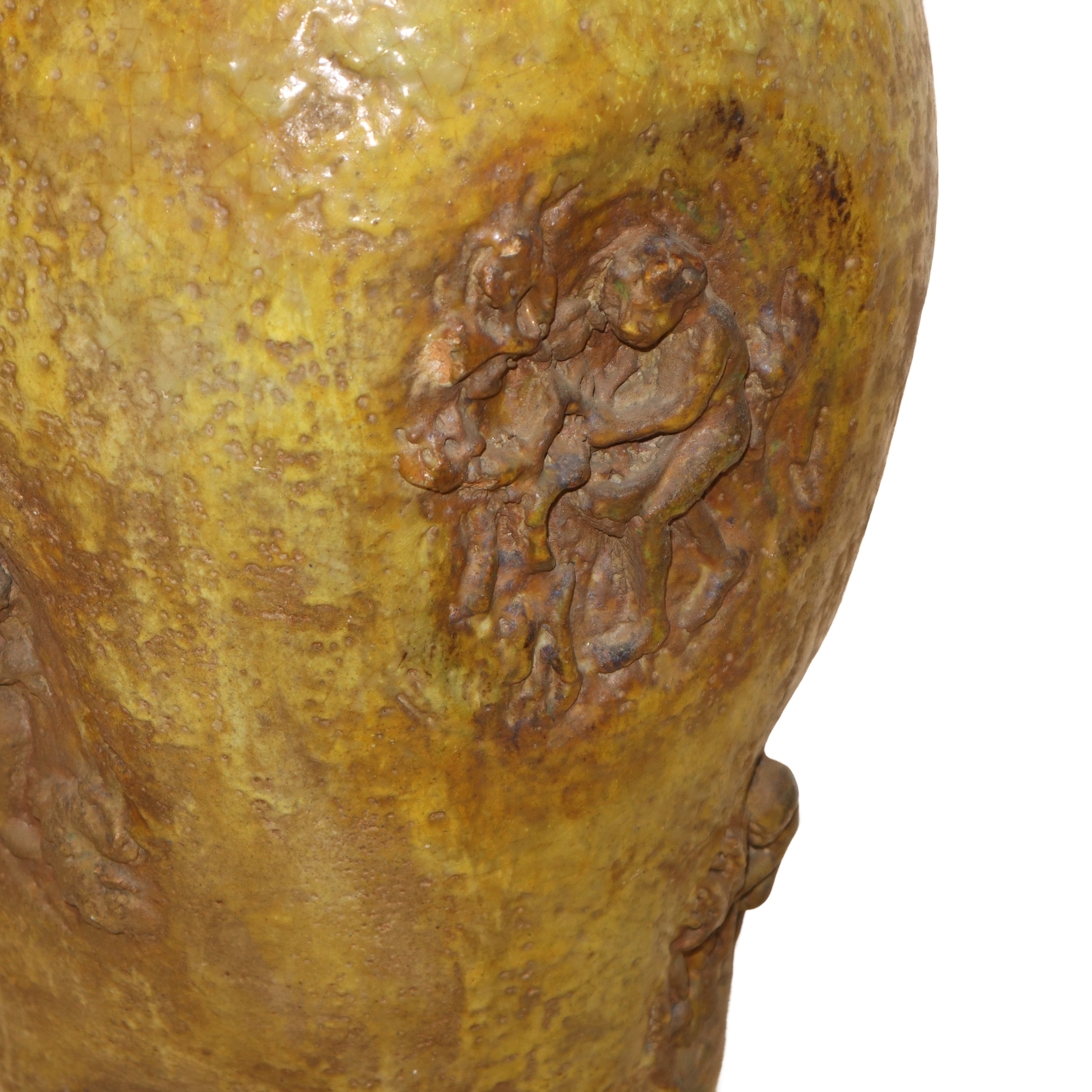 Vaso in maiolica, grande formato