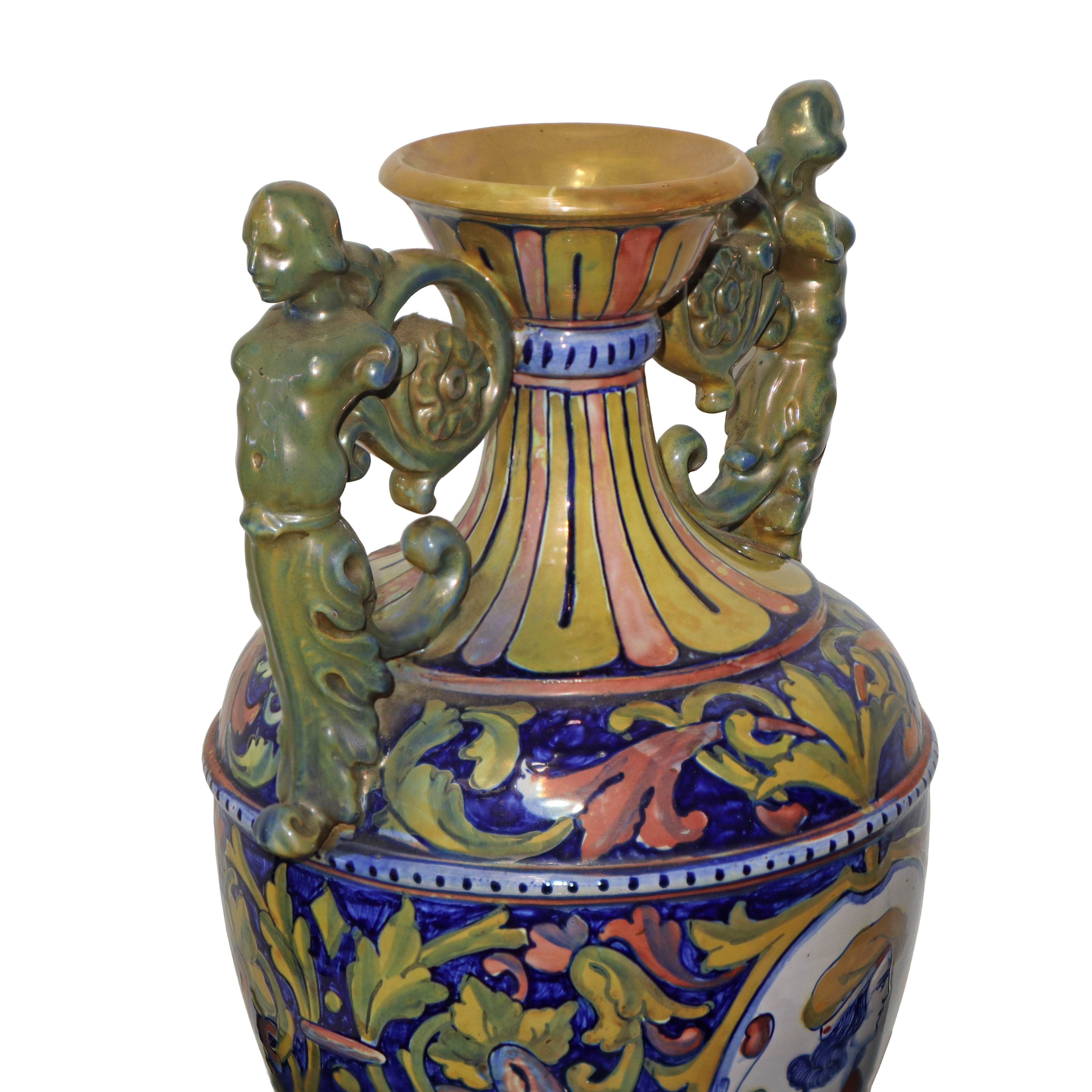 Robbia Gualdo Tadino - Anfora in Maiolica a Lustro