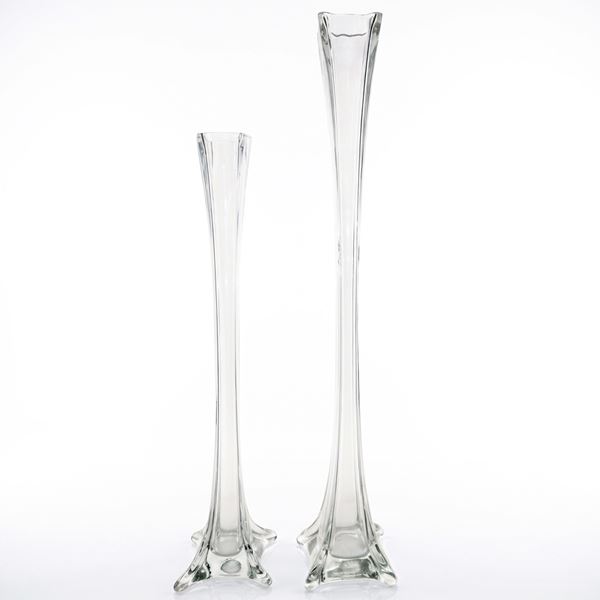 Pair of floor-standing celery pots
