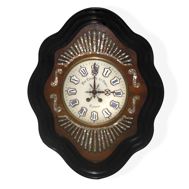 Orologio ad occhio di bue, H cm 62x50