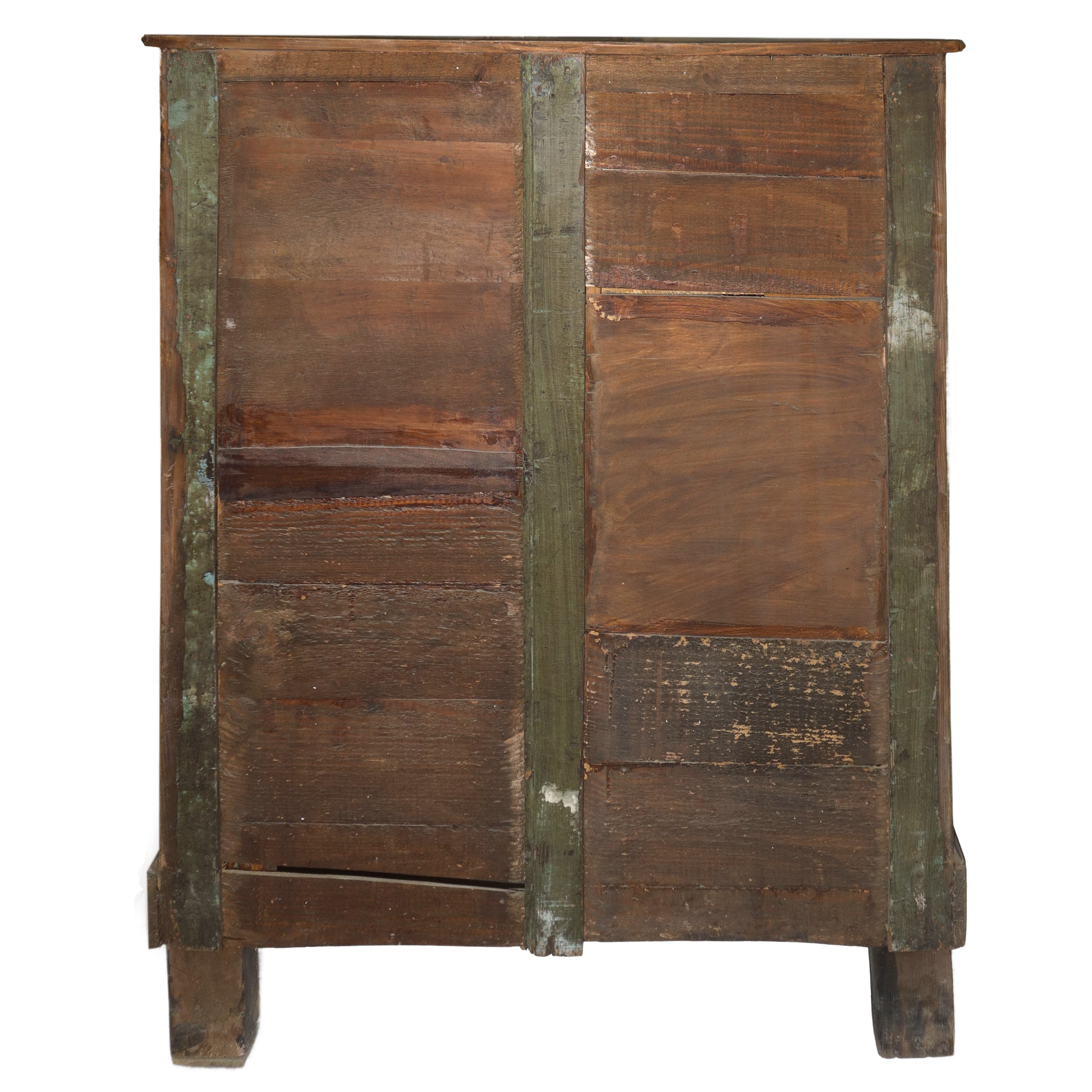 Piccola ribalta in legno di noce, h cm 106x78x53