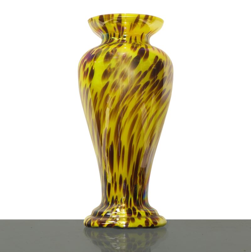 Vaso in vetro di Murano, H 35 cm