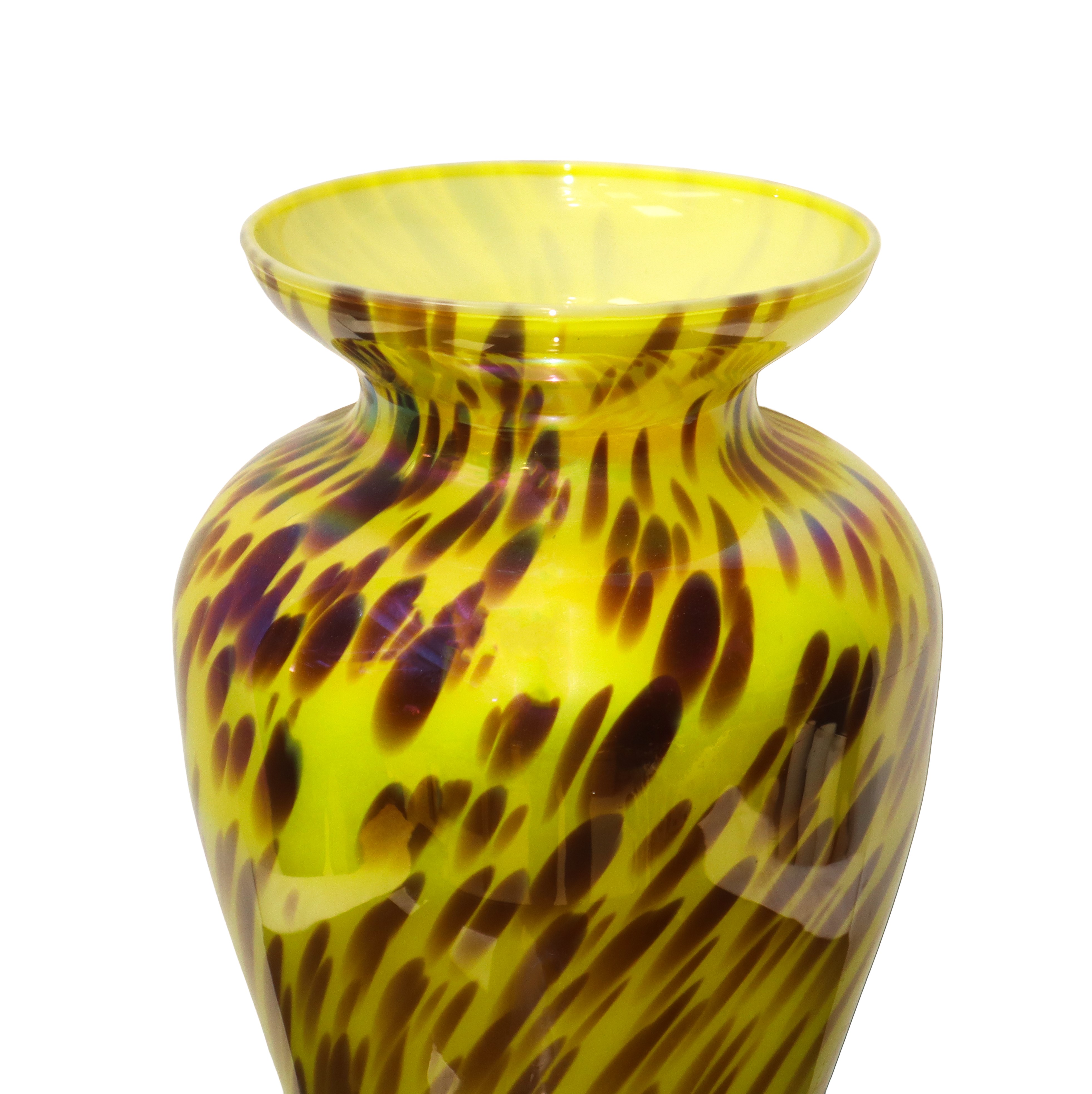 Vaso in vetro di Murano, H 35 cm