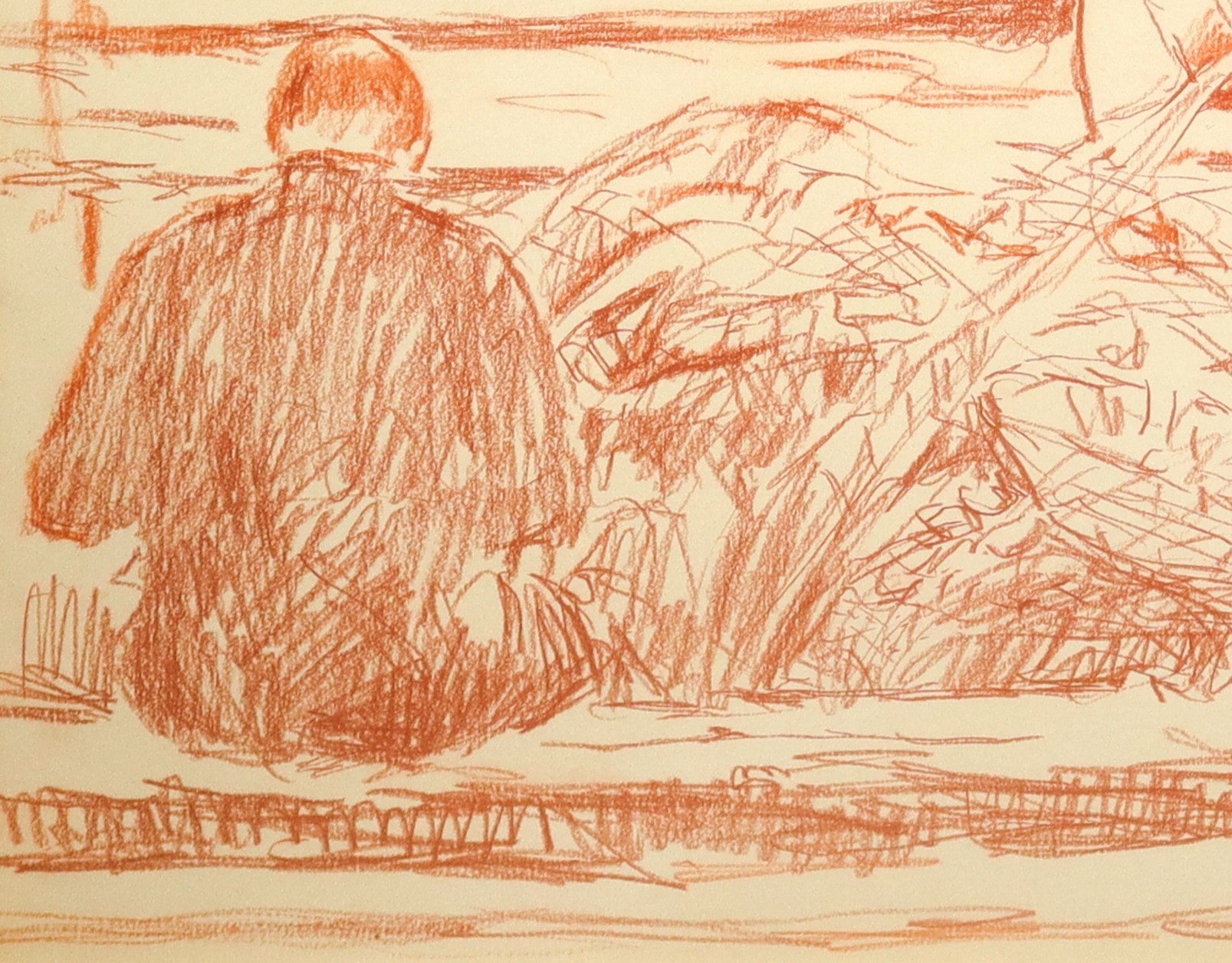 Pescatori che rammendano le reti