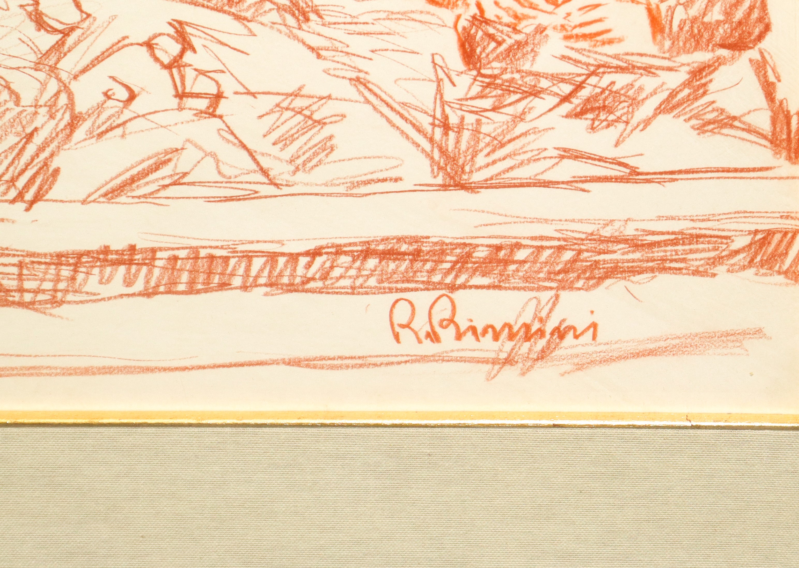 Pescatori che rammendano le reti