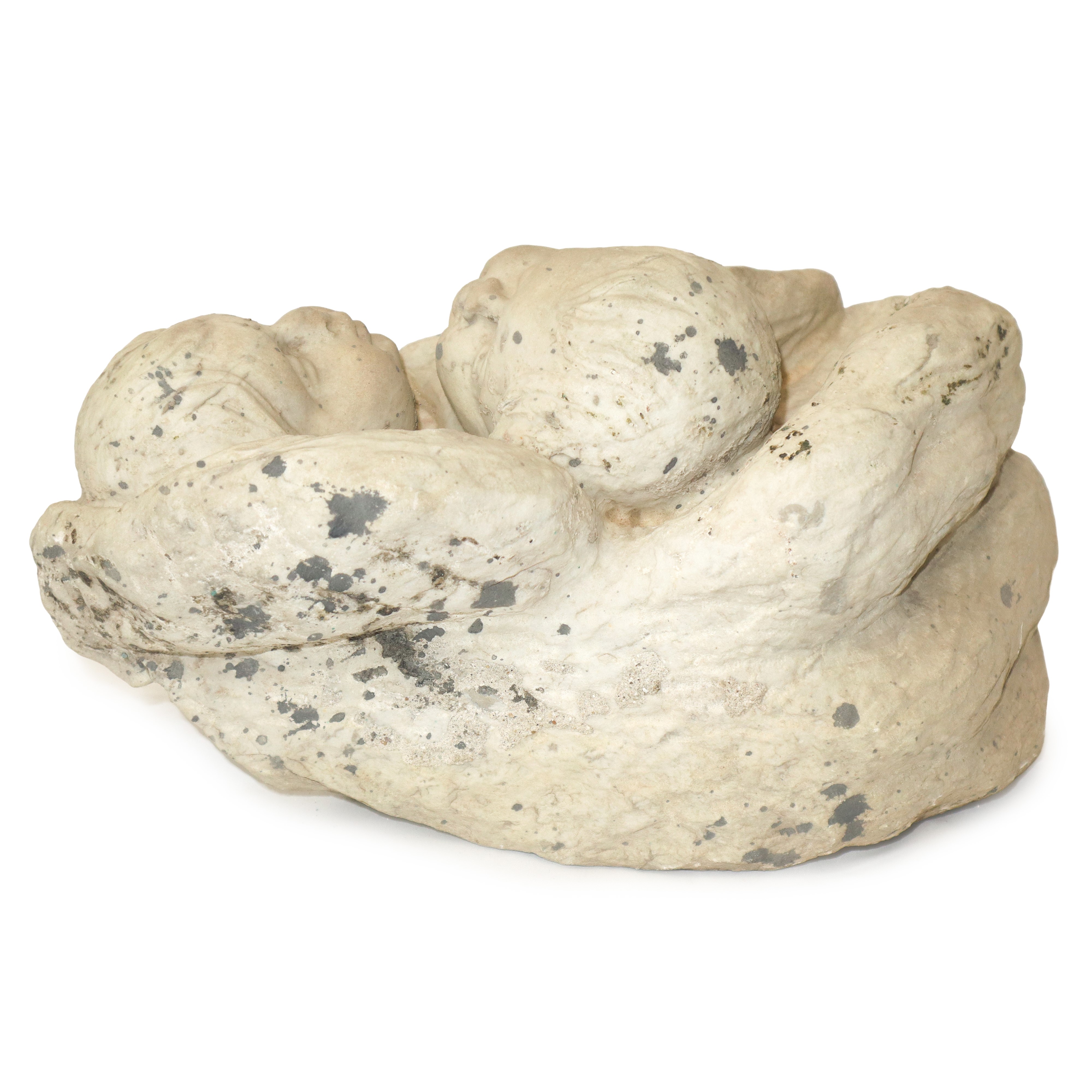 Teste di Putti, Frammento in Marmo