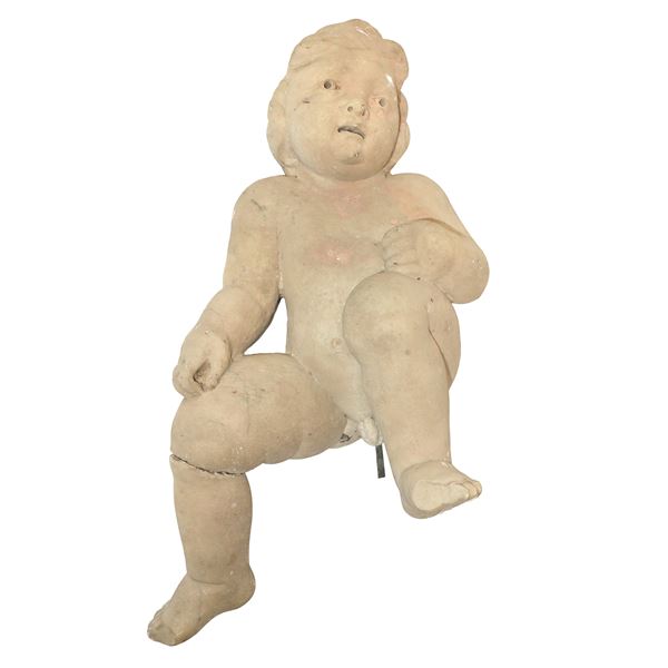 Putto, marble sculpture