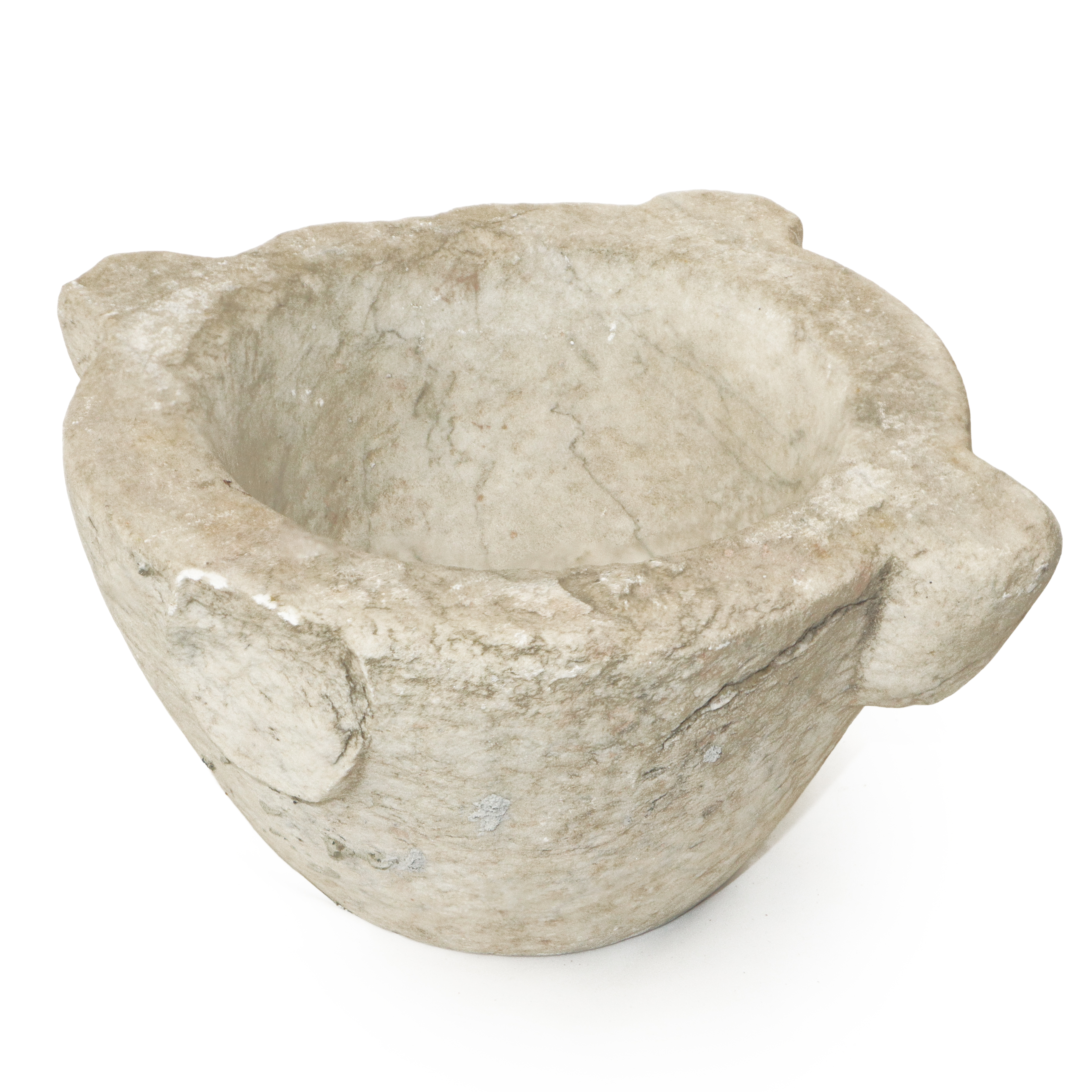 Mortaio in Marmo Bianco