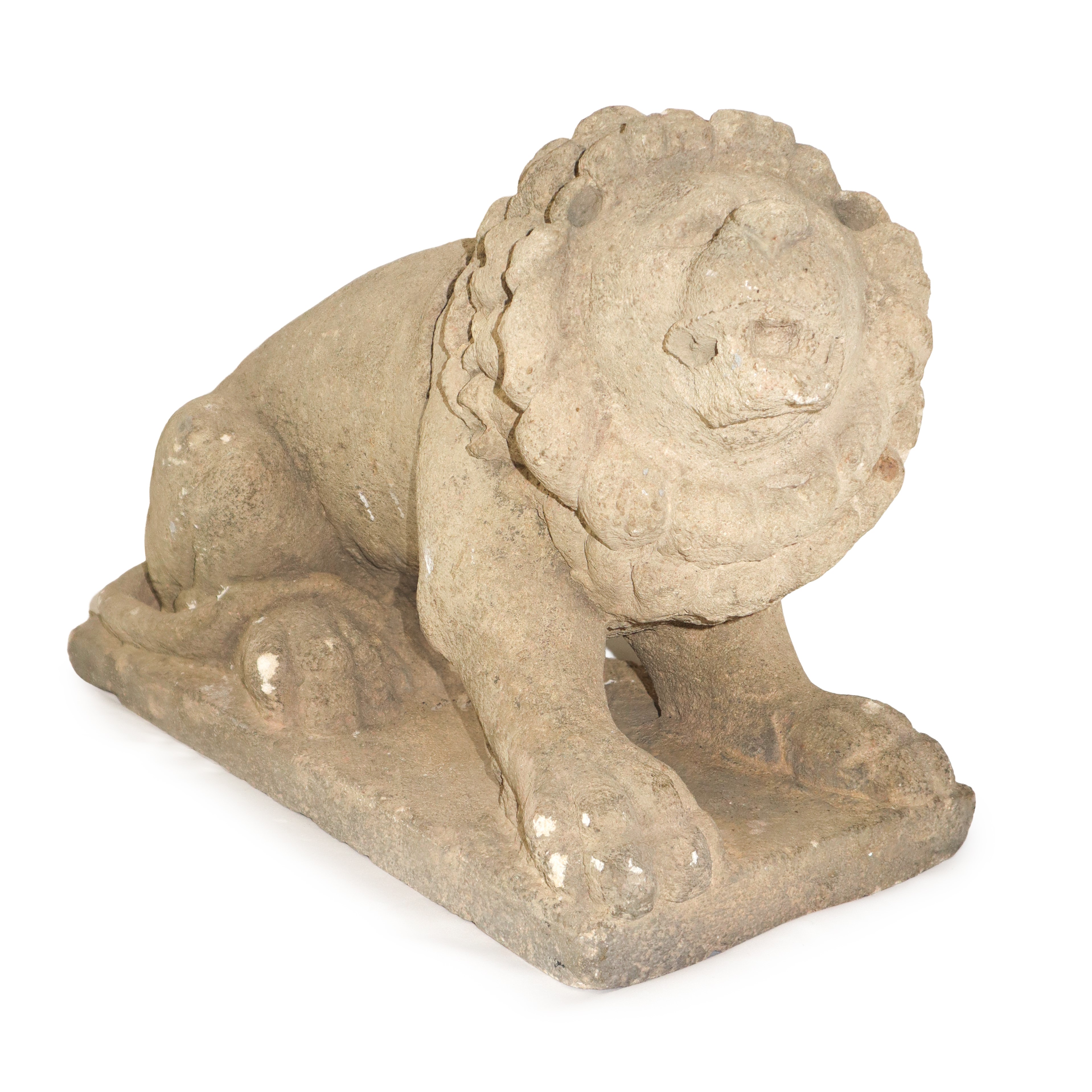 Leone, Scultura in Pietra Bianca di Noto