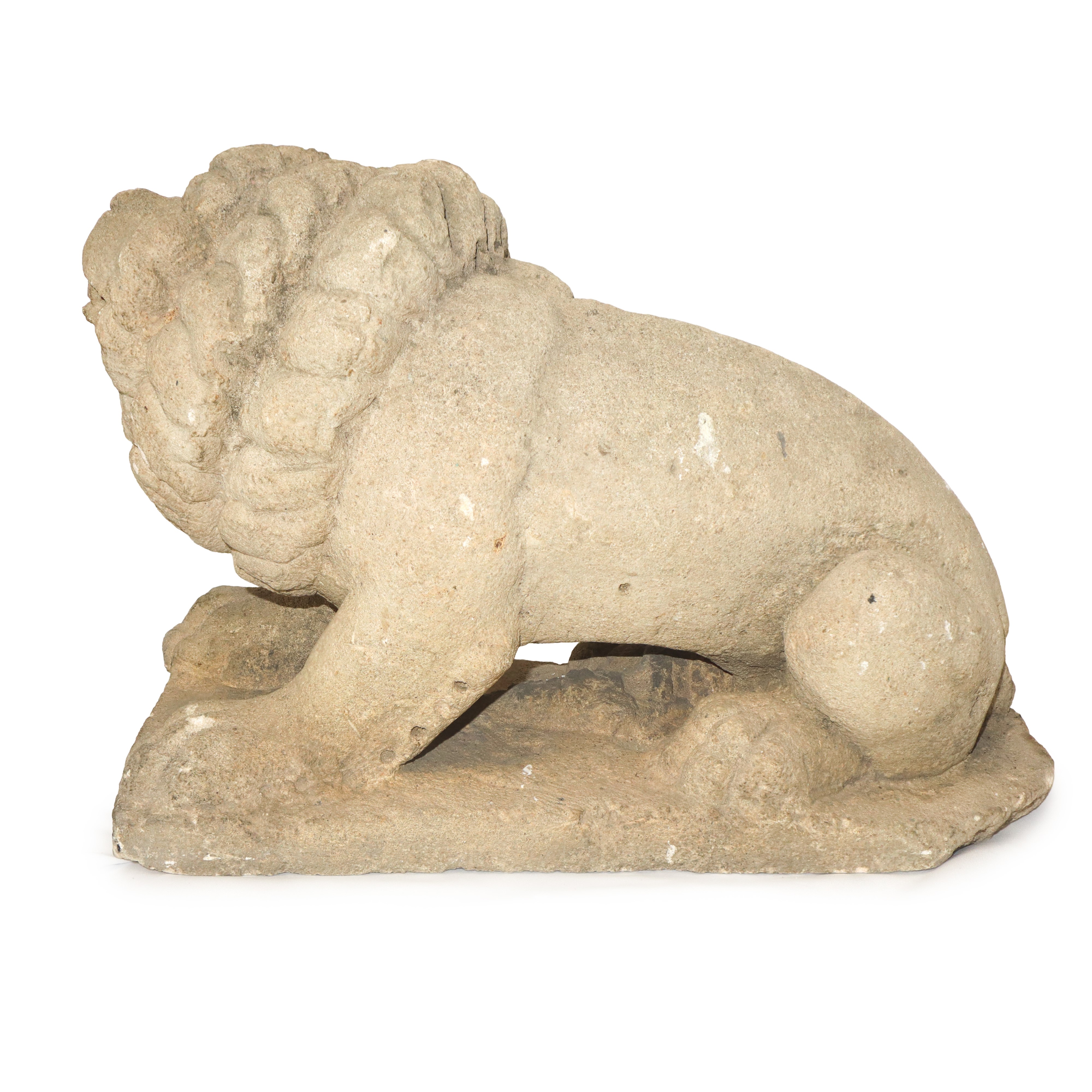Leone, Scultura in Pietra Bianca di Noto