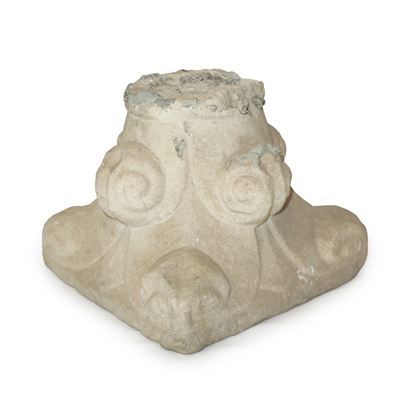 Capitello in Marmo Bianco