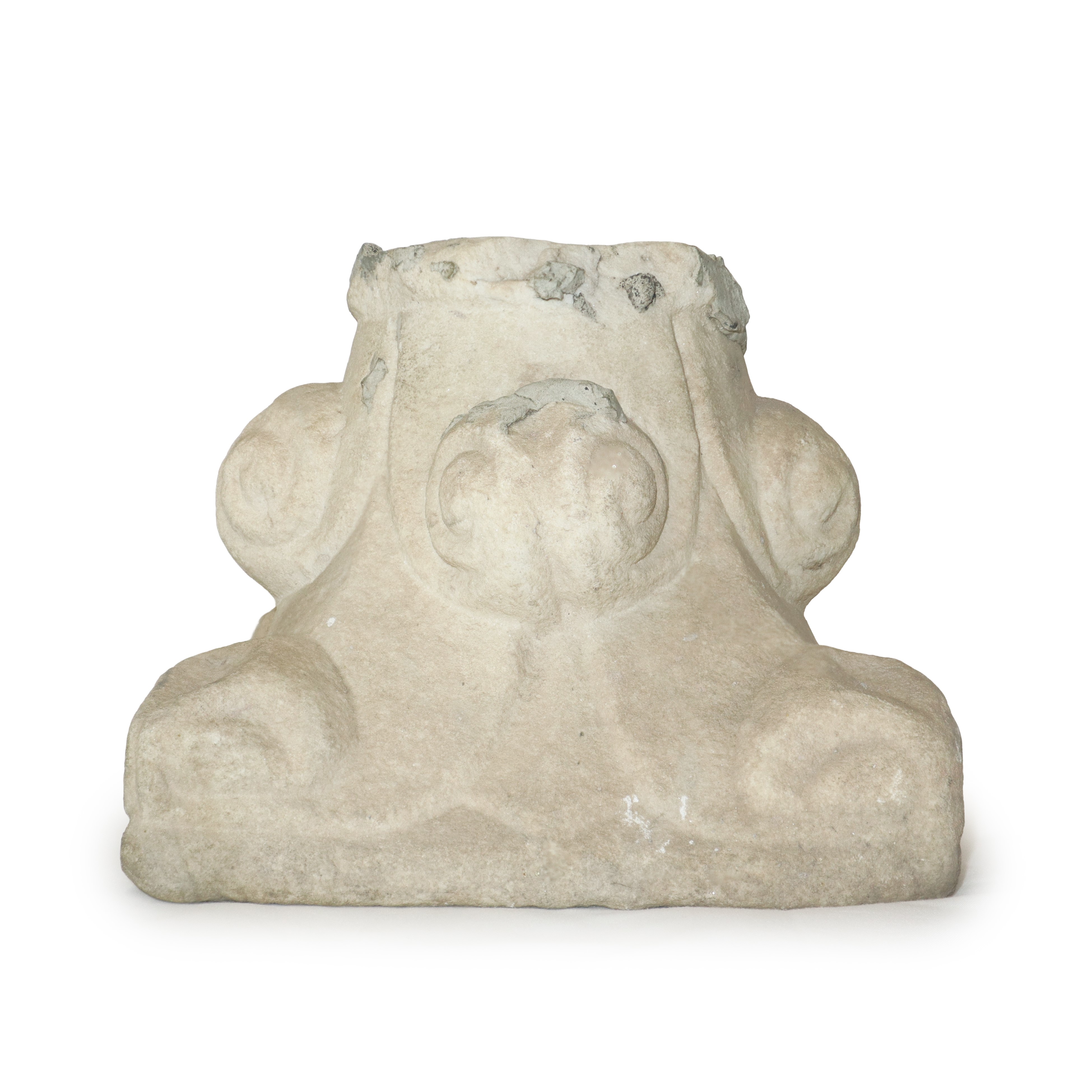 Capitello in Marmo Bianco