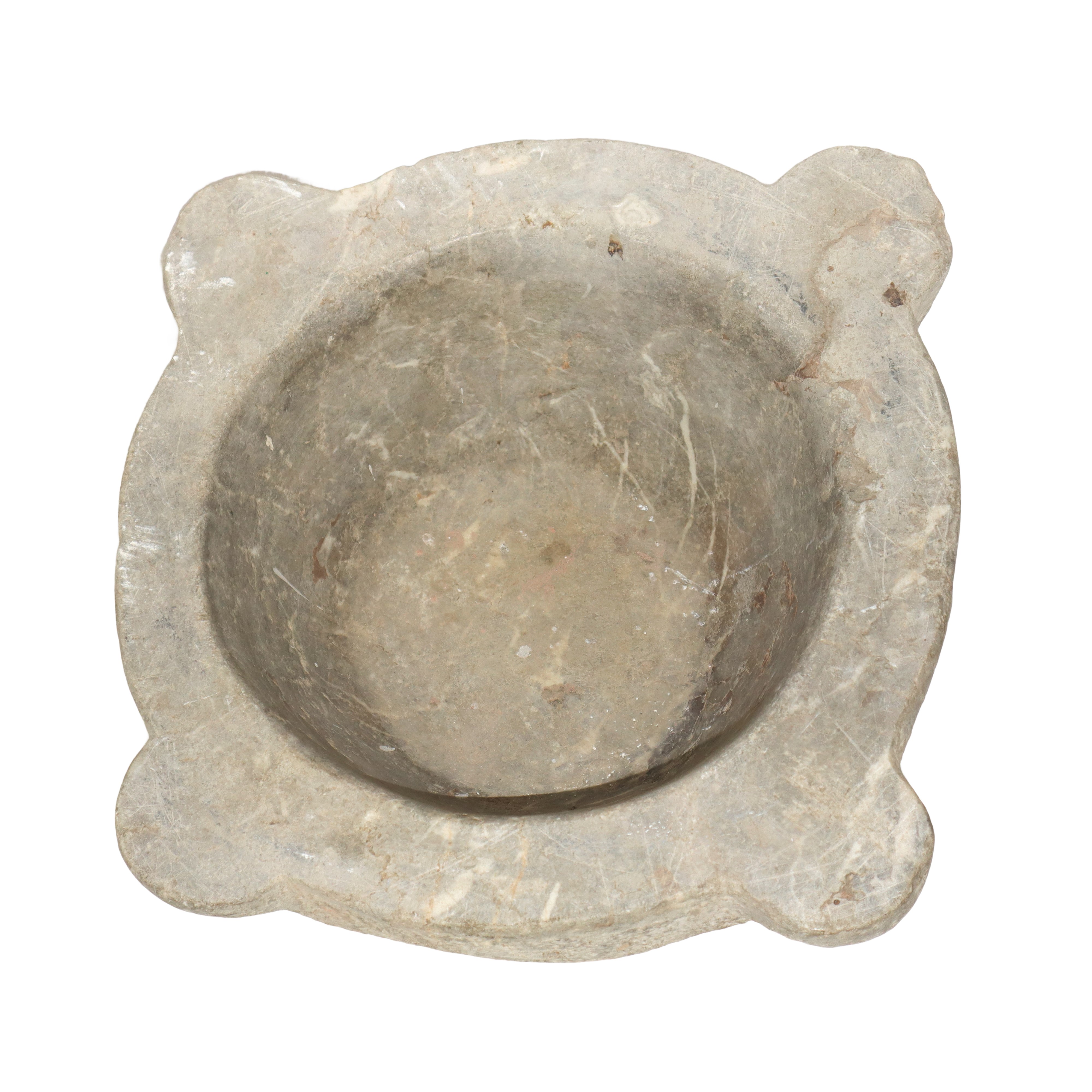 Grande Mortaio in Marmo Bianco