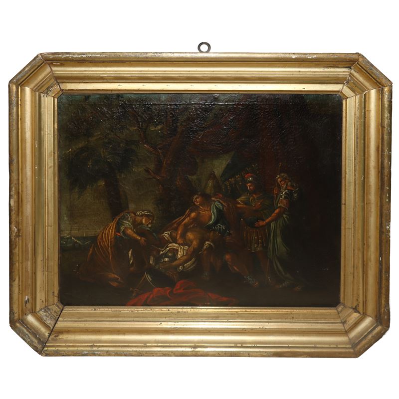 Achille piange la morte di Patroclo