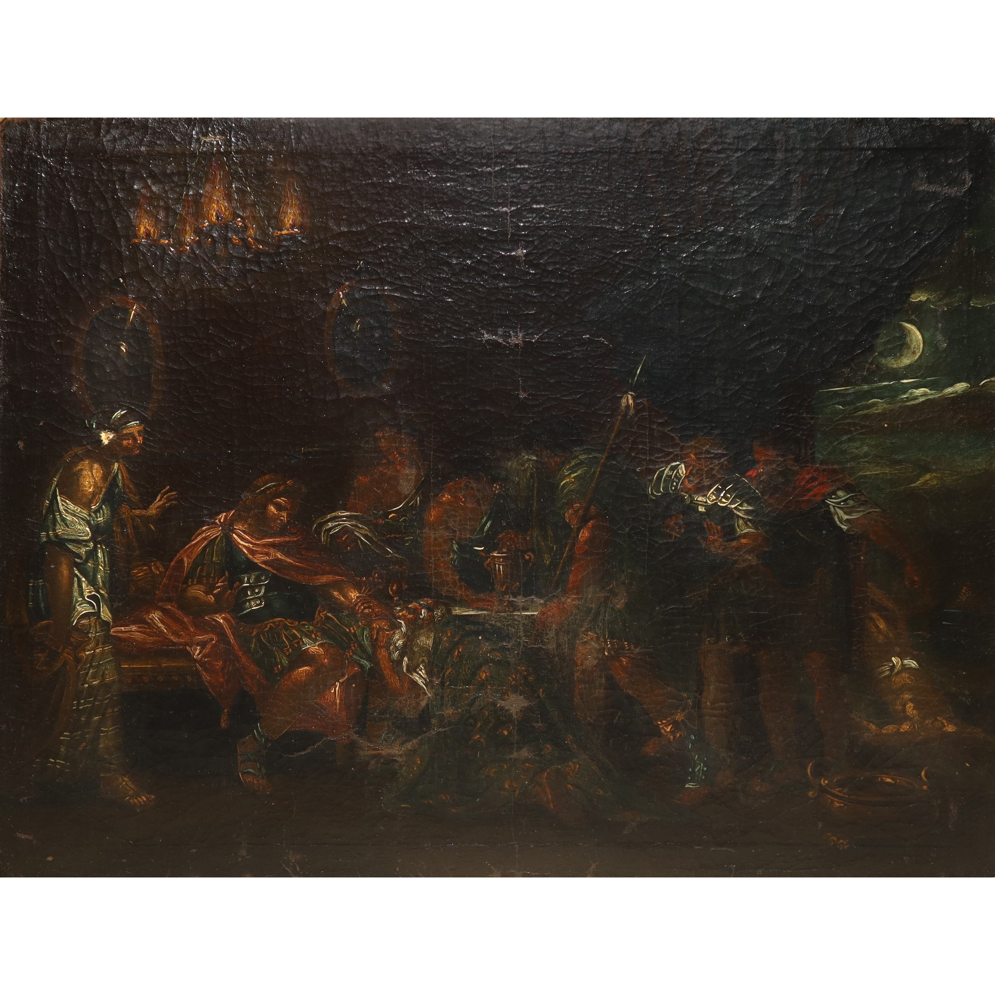 Priamo implora Achille per il corpo di Ettore