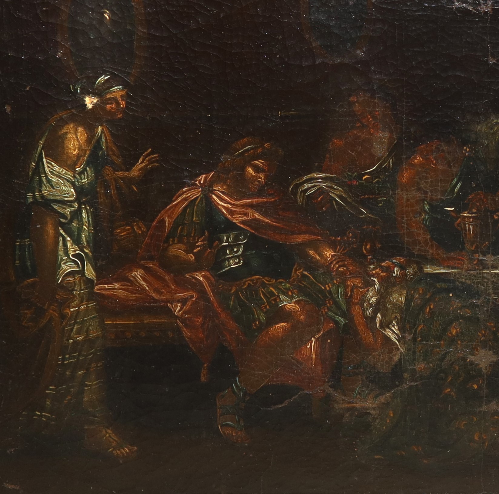 Priamo implora Achille per il corpo di Ettore