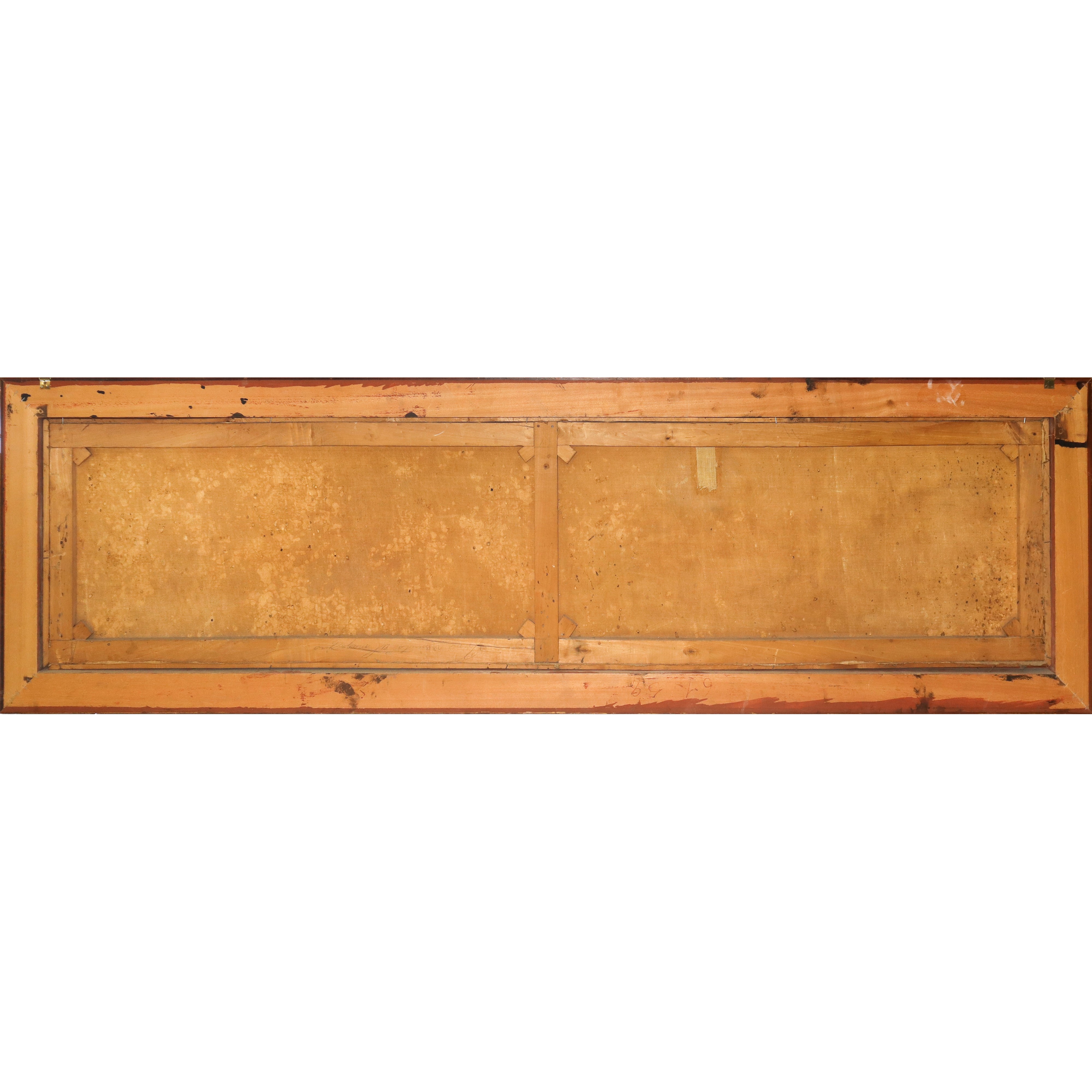 Sopraporta raffigurante la Vergine col Bambino tra putti e fiori