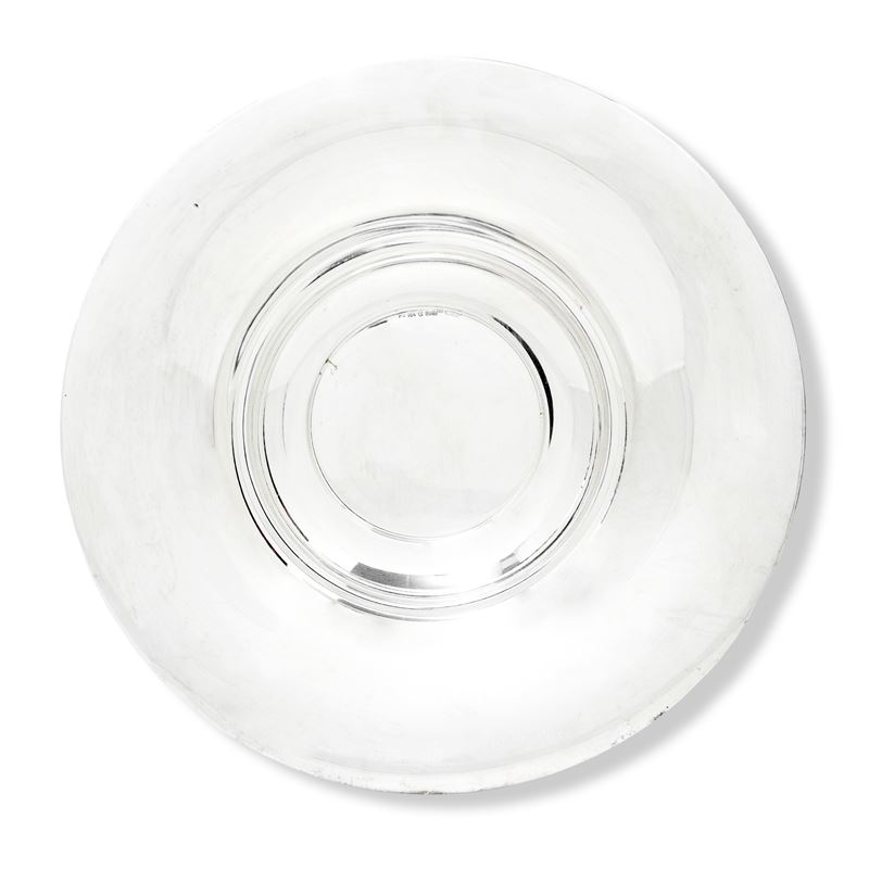 Portadolci rotondo in argento 800