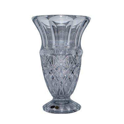 Vaso a coppa, vetro molato, XX secolo