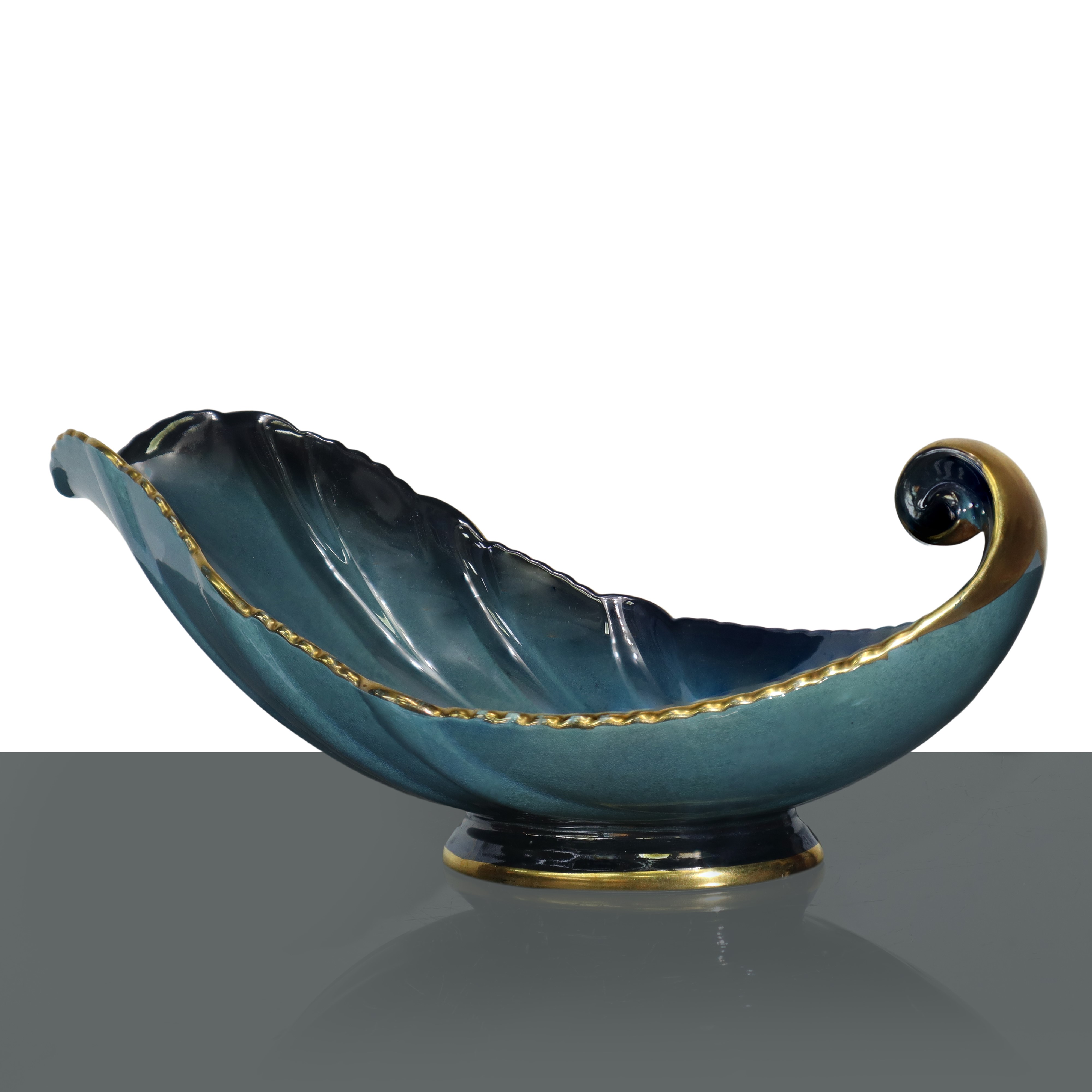 Coppia di ciotole a foglia