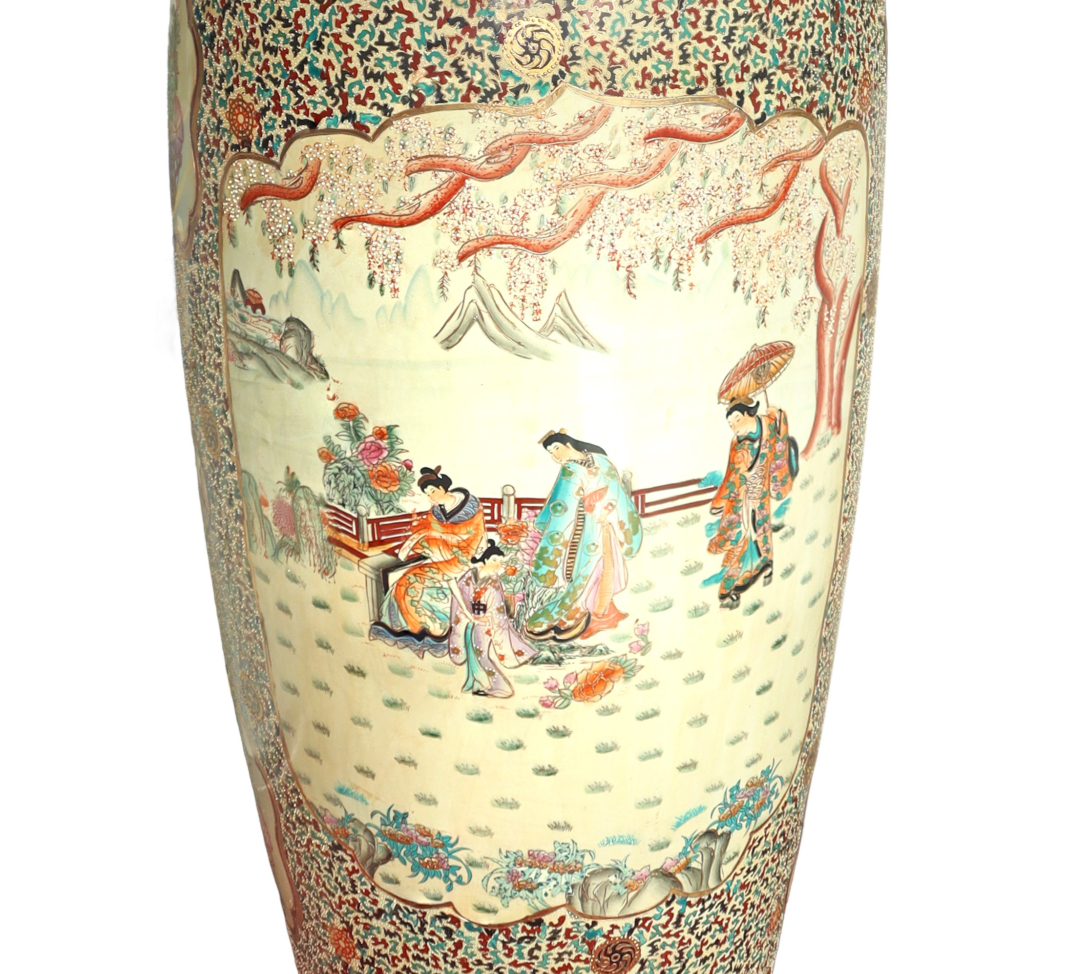 Grande vaso in porcellana cinese