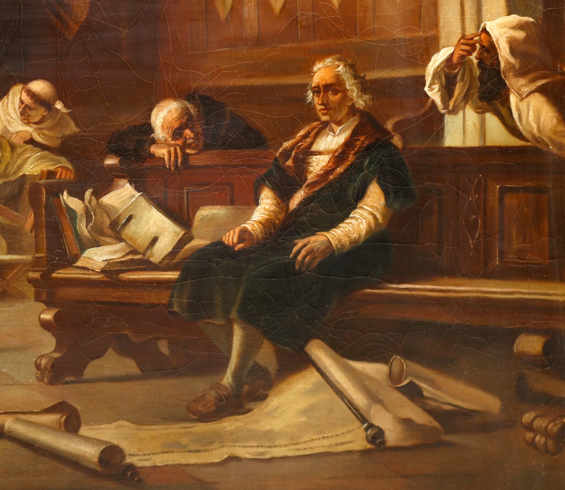 Cristoforo Colombo deriso dai dottori di Salamanca