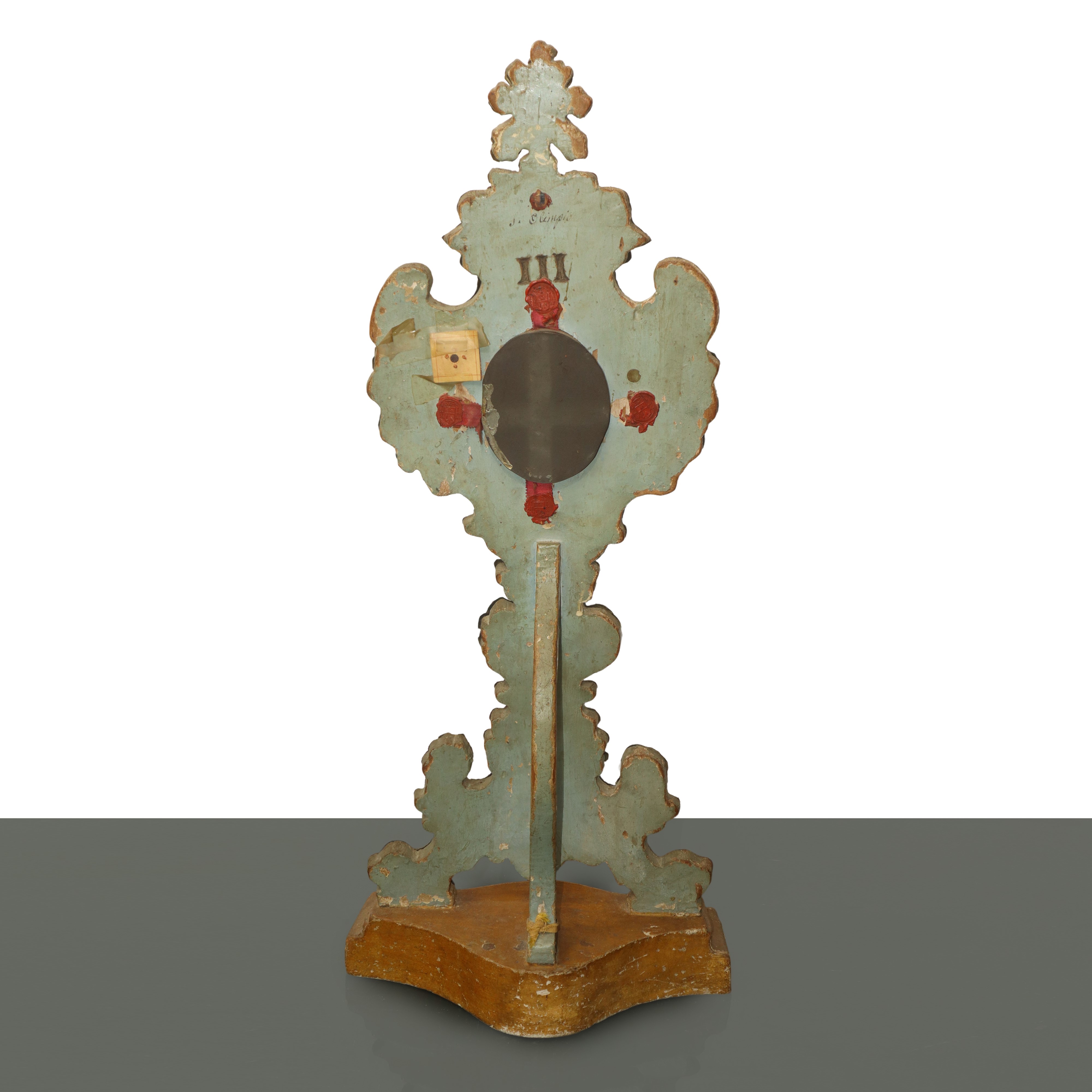 Reliquiario in ottone di Sant’Olimpio, XIX secolo