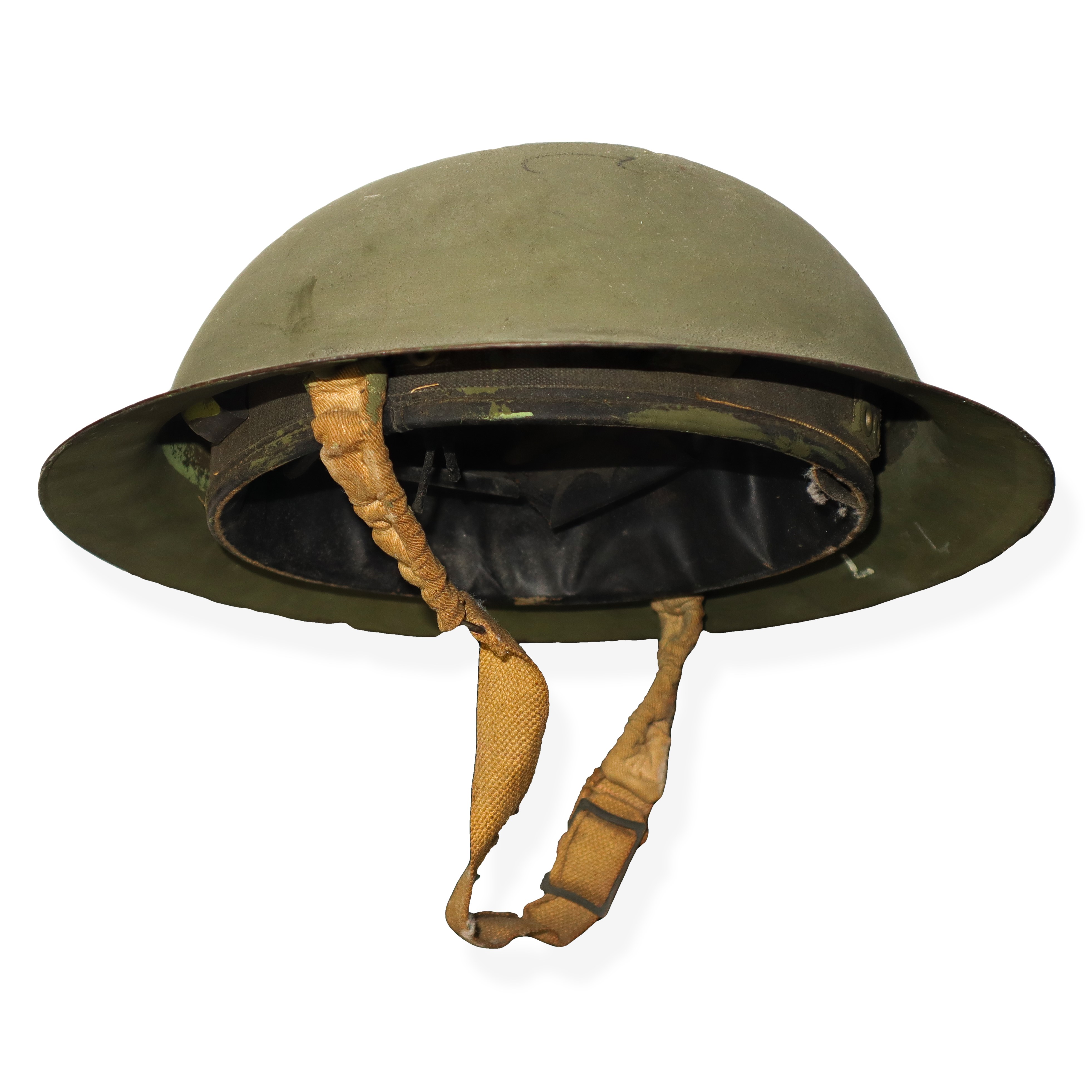 Coppia di elmetti della Seconda Guerra Mondiale, militaria storica