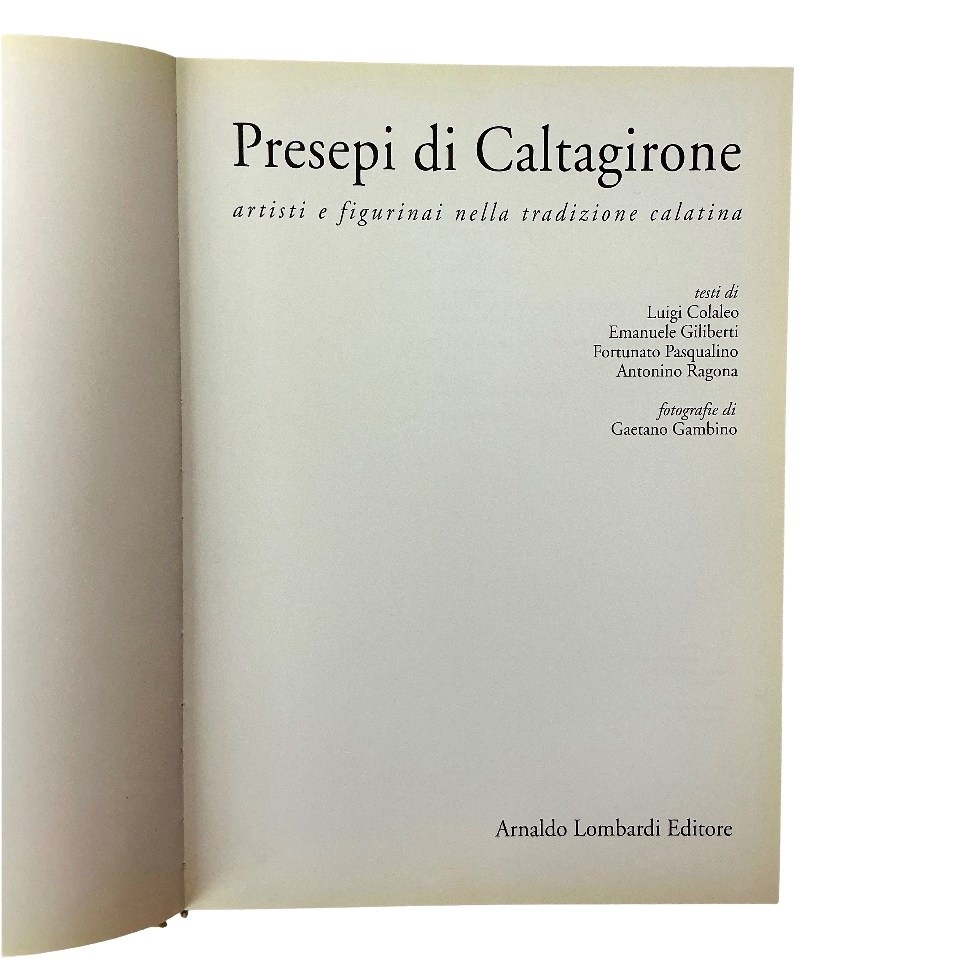 Presepi di Caltagirone. Artisti e figurinai nella tradizione calatina