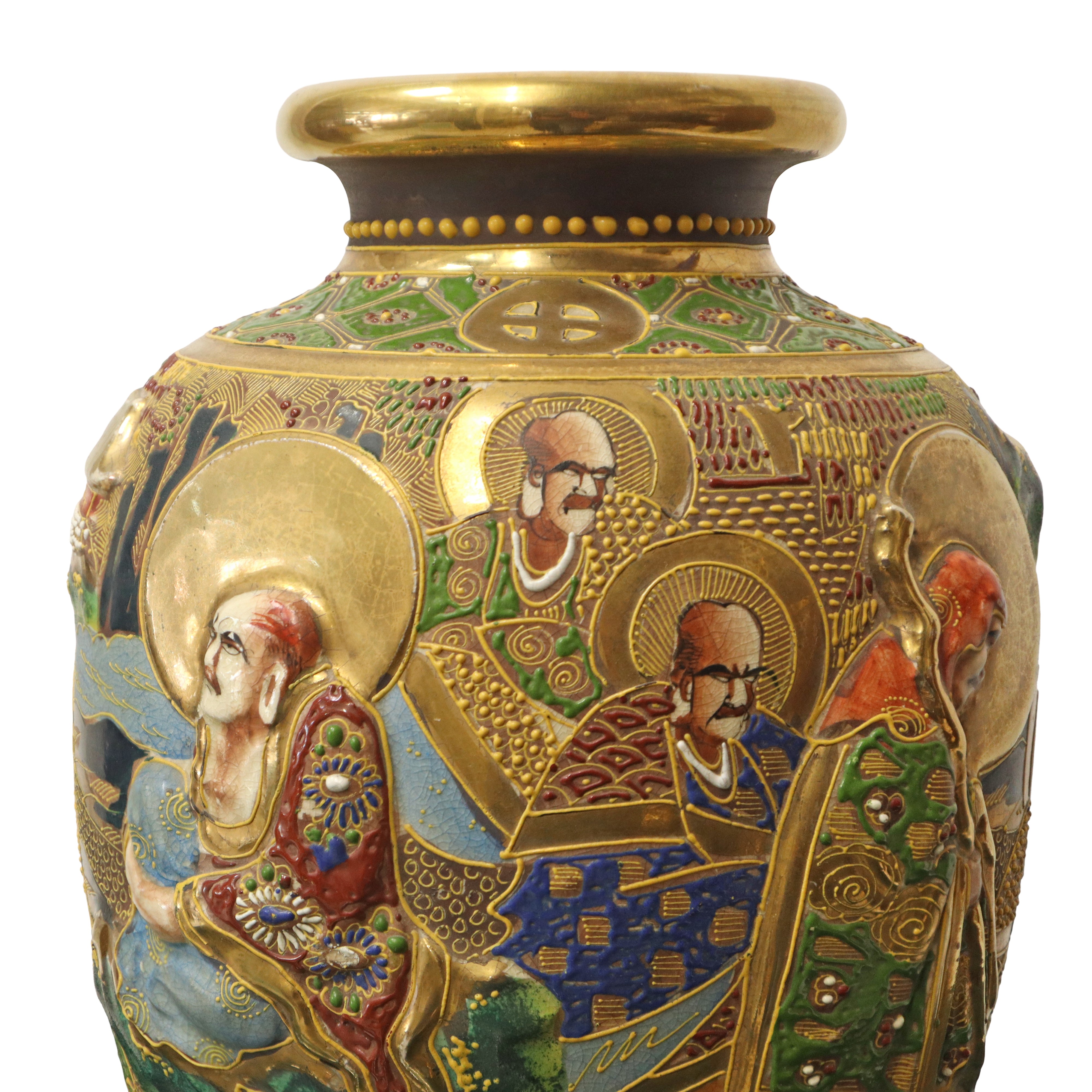 Coppia di vasi Satsuma