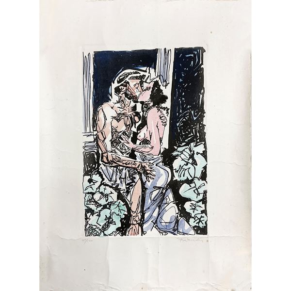 Couple kissing