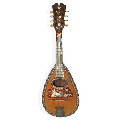 Mandolino napoletano, oggetto d'arte musicale