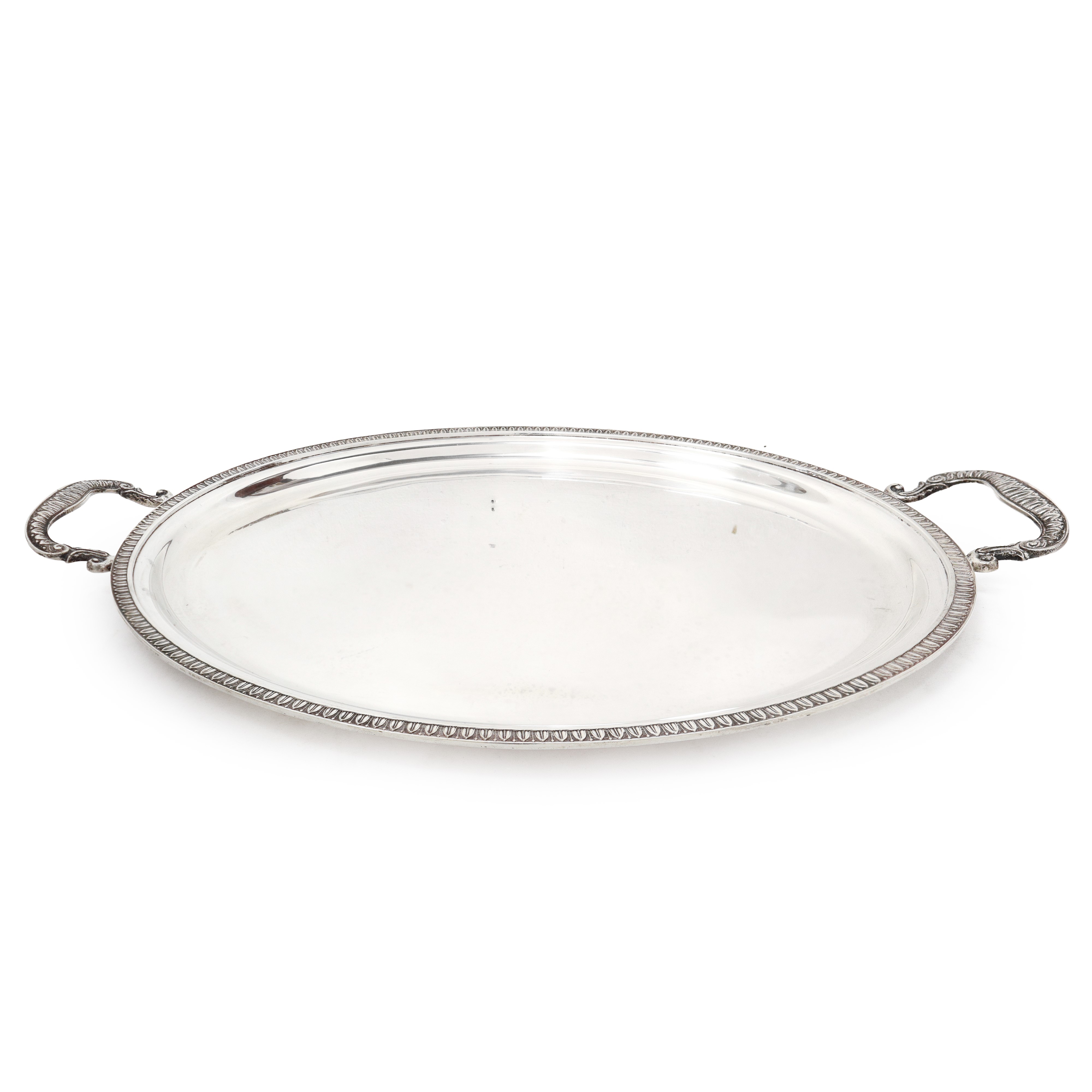 Servizio composto da caffettiera, lattiera e zuccheriera in argento con vassoio in argento 800