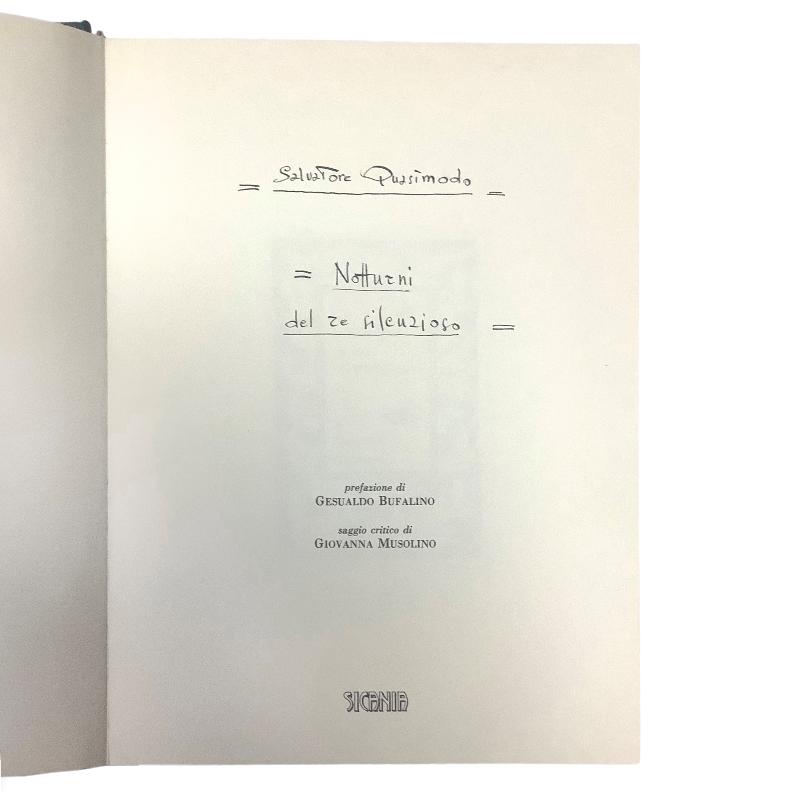 Notturni del re silenzioso