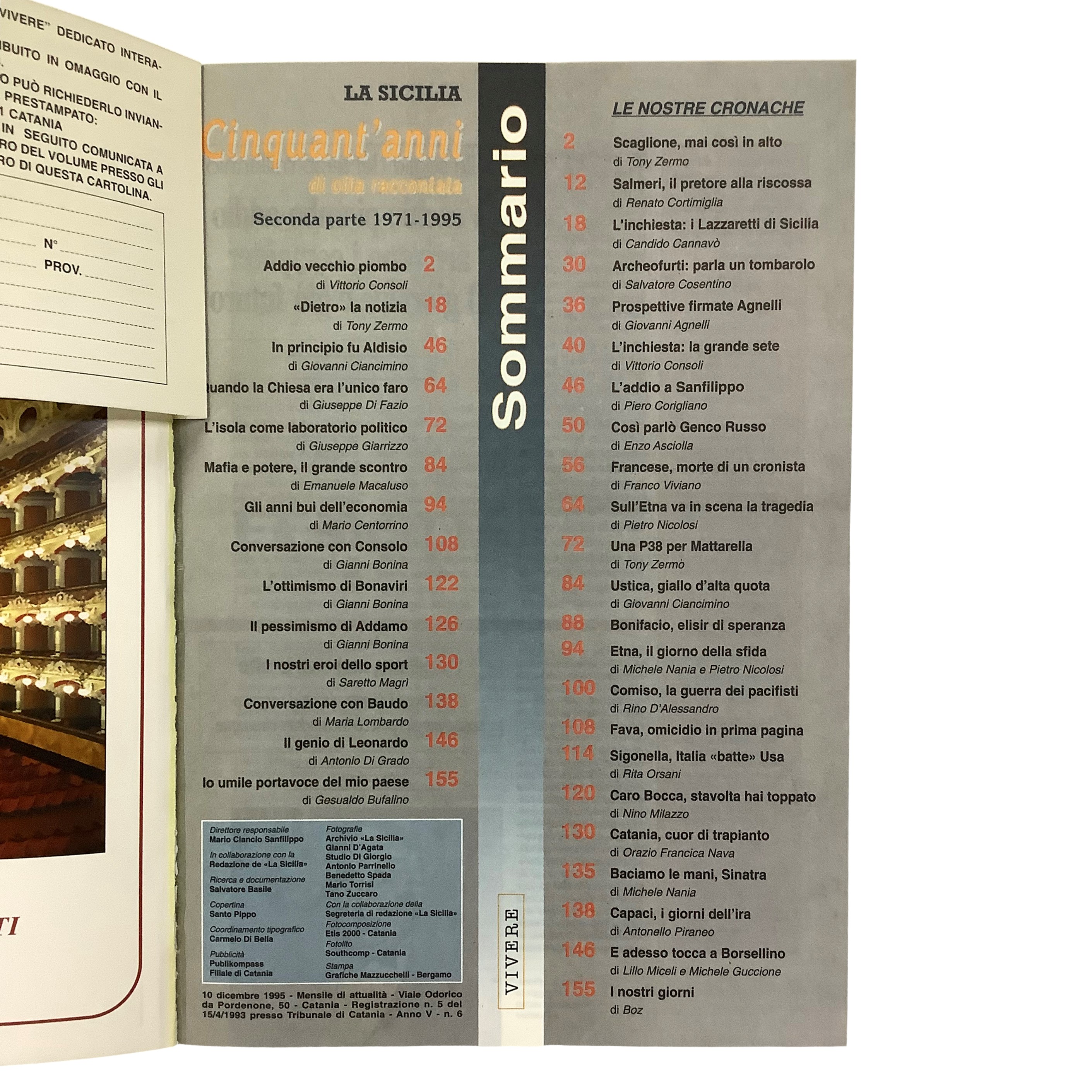 La Sicilia - Cinquant'anni di vita raccontata 1945-1995