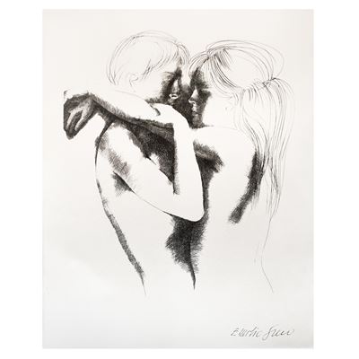 Commiato - lastra d'argento, h cm 30x25