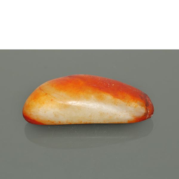 Natural white jade ornament