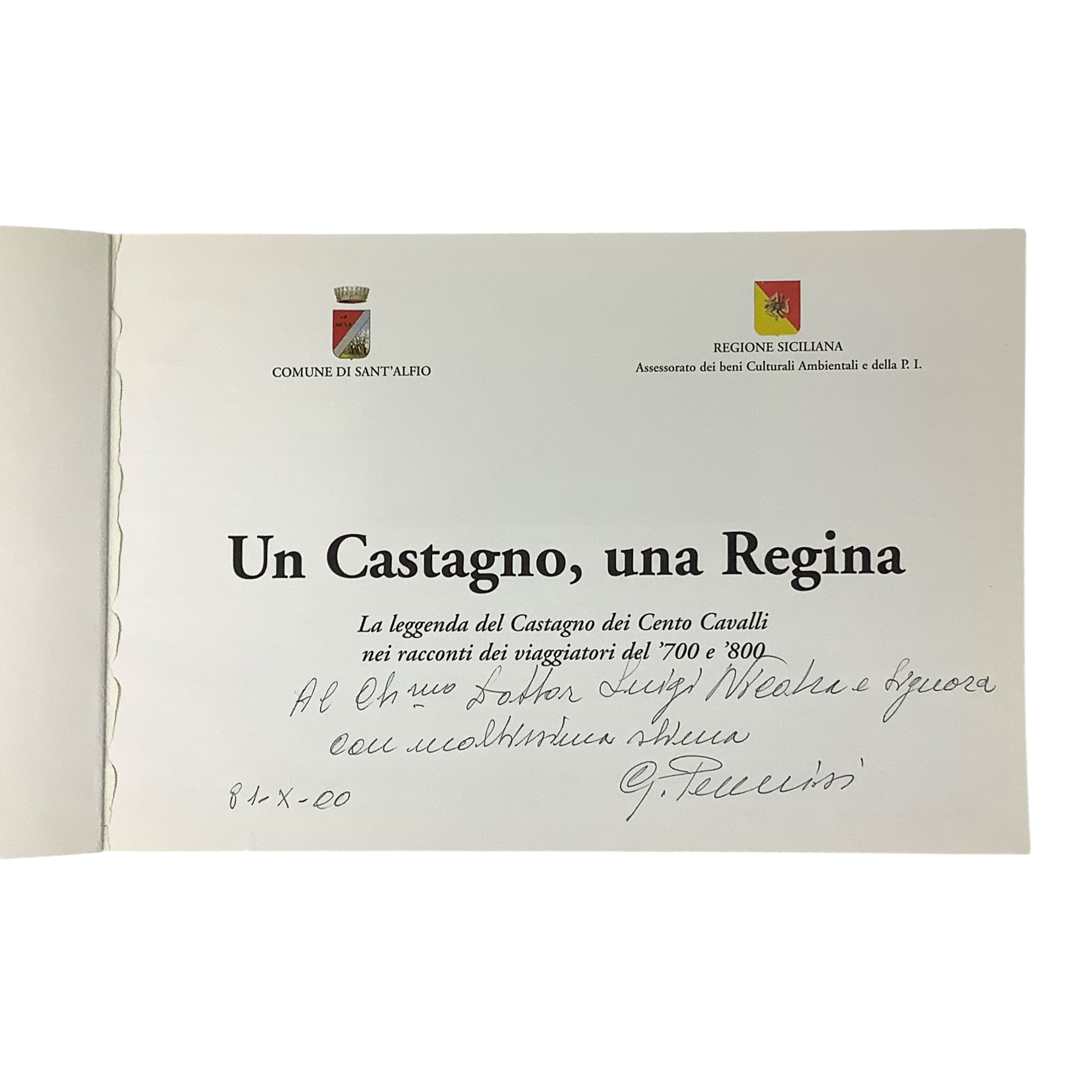 Comune di Sant’Alfio, Un Castagno e una Regina. La leggenda del Castagno dei Cento Cavalli nei ra...