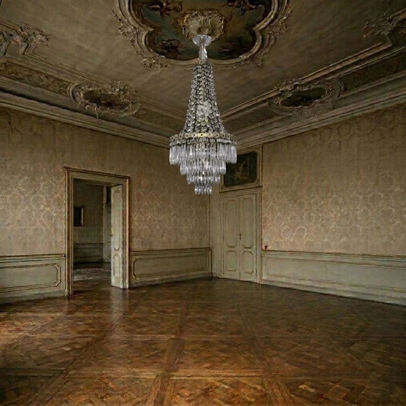 Lampadario con brindoli a 3 luci
