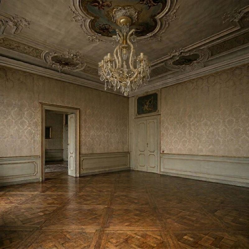Lampadario Maria Teresa a 6 luci con brindoli