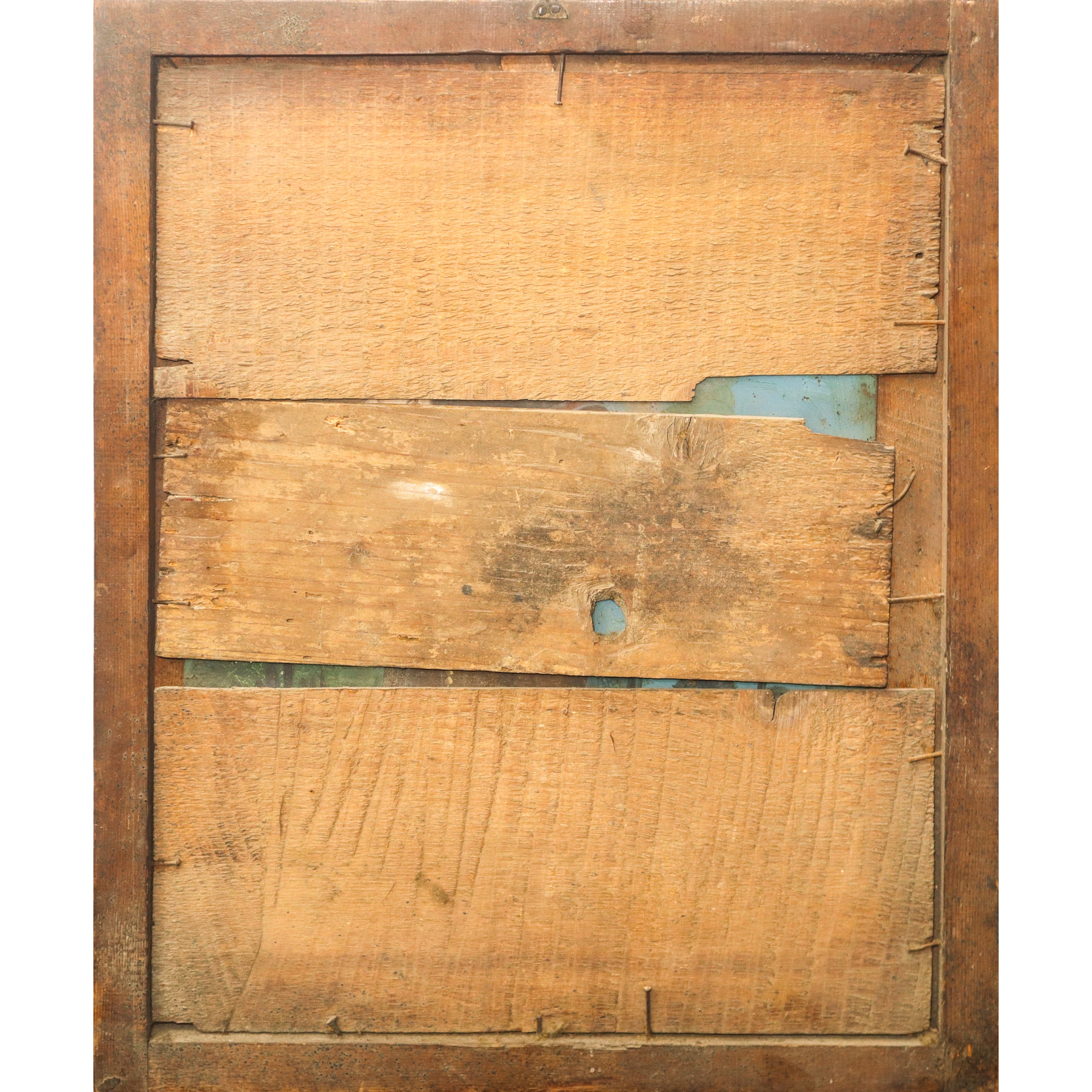 Sant'Antonio di Padova, pittura su vetro