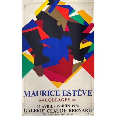 Maurice Estève, Locandina di mostra (Aprile–giugno 1974)