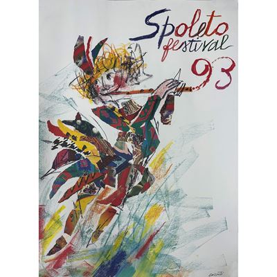 Locandina del Festival dei Due Mondi di Spoleto