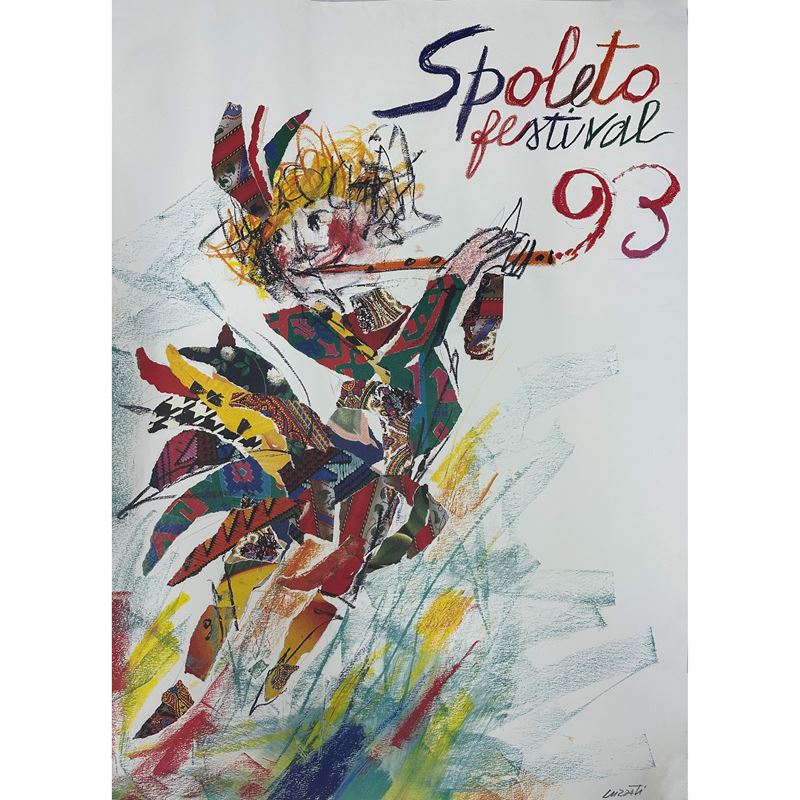 Locandina del Festival dei Due Mondi di Spoleto