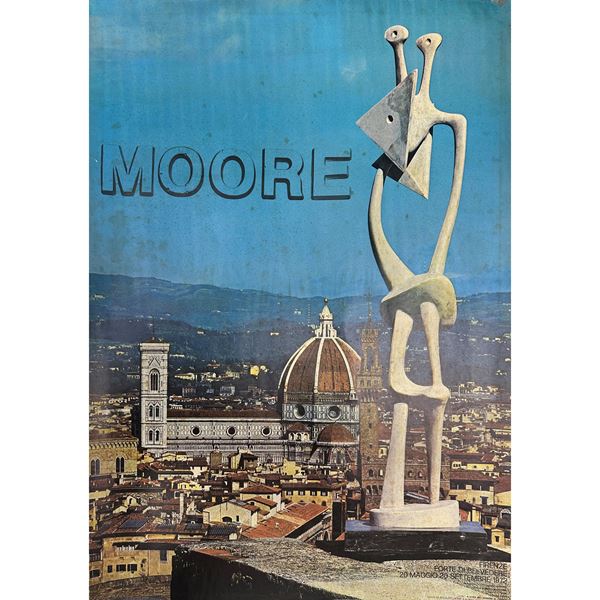 Henry Moore exhibition poster